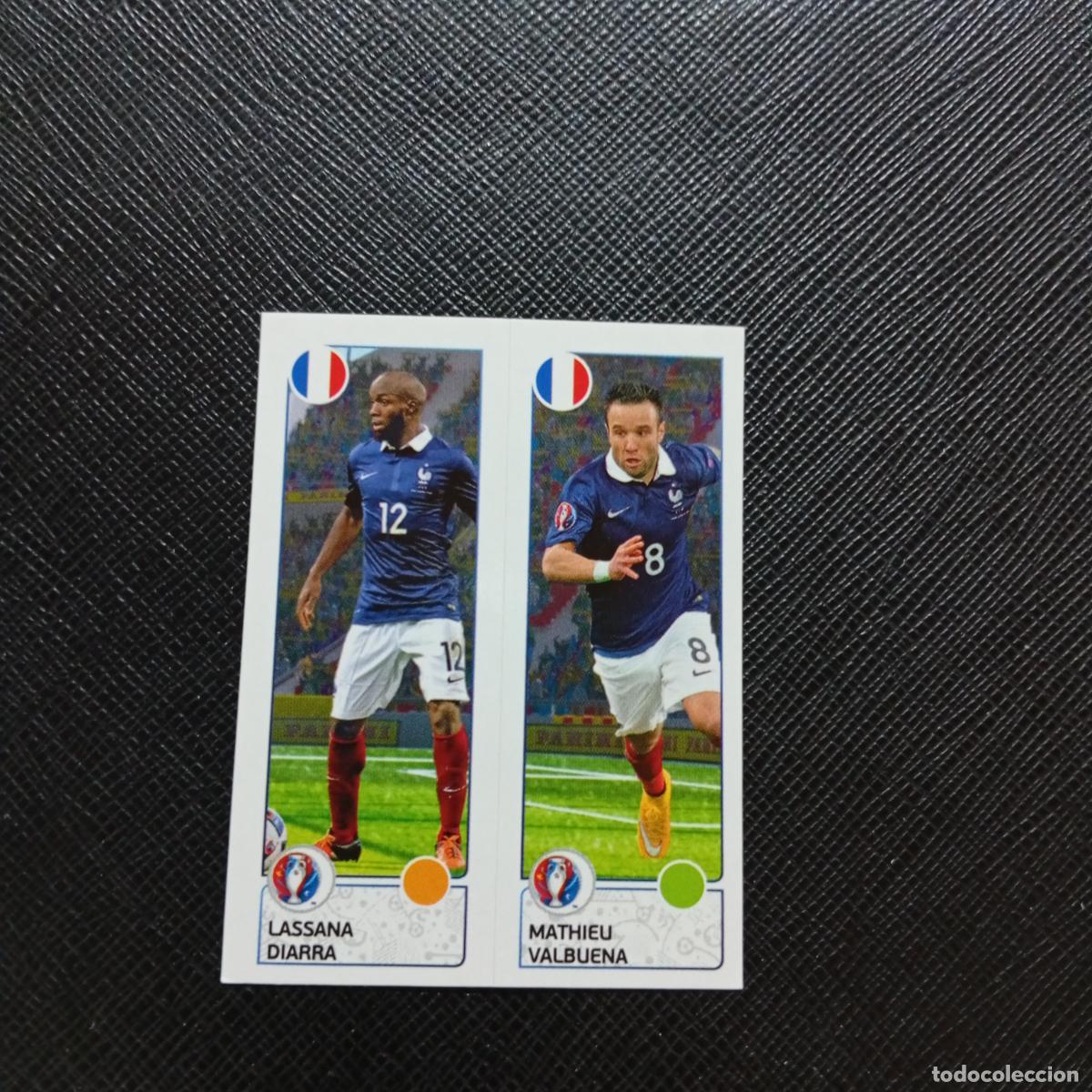 Fu&szlig;ball-Sticker: 41 DIARRA VALBUENA FRANCIA PANINI EURO EUROCOPA FRANCIA 2016 CROMO FUTBOL 16 - SIN PEGAR