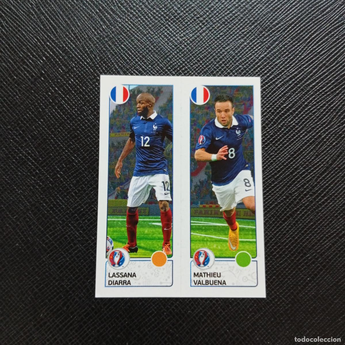 Fu&szlig;ball-Sticker: 41 DIARRA VALBUENA FRANCIA PANINI EURO EUROCOPA FRANCIA 2016 CROMO FUTBOL 16 - SIN PEGAR