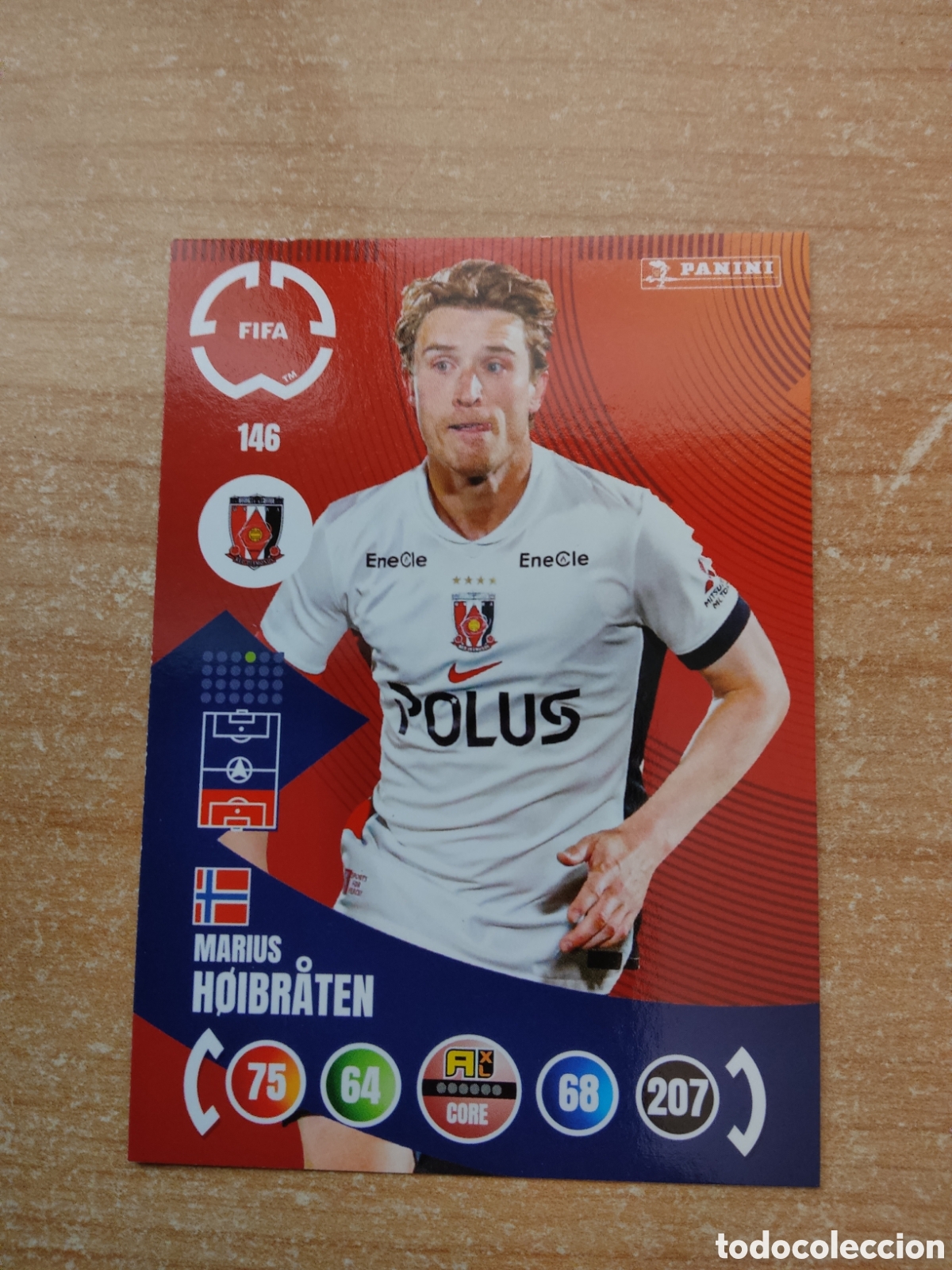 Cromos de f&uacute;tbol: 146 MARIUS HOIBRATEN URAWA RED DIAMONS MUNDIAL DE CLUBES ADRENALYN 2025