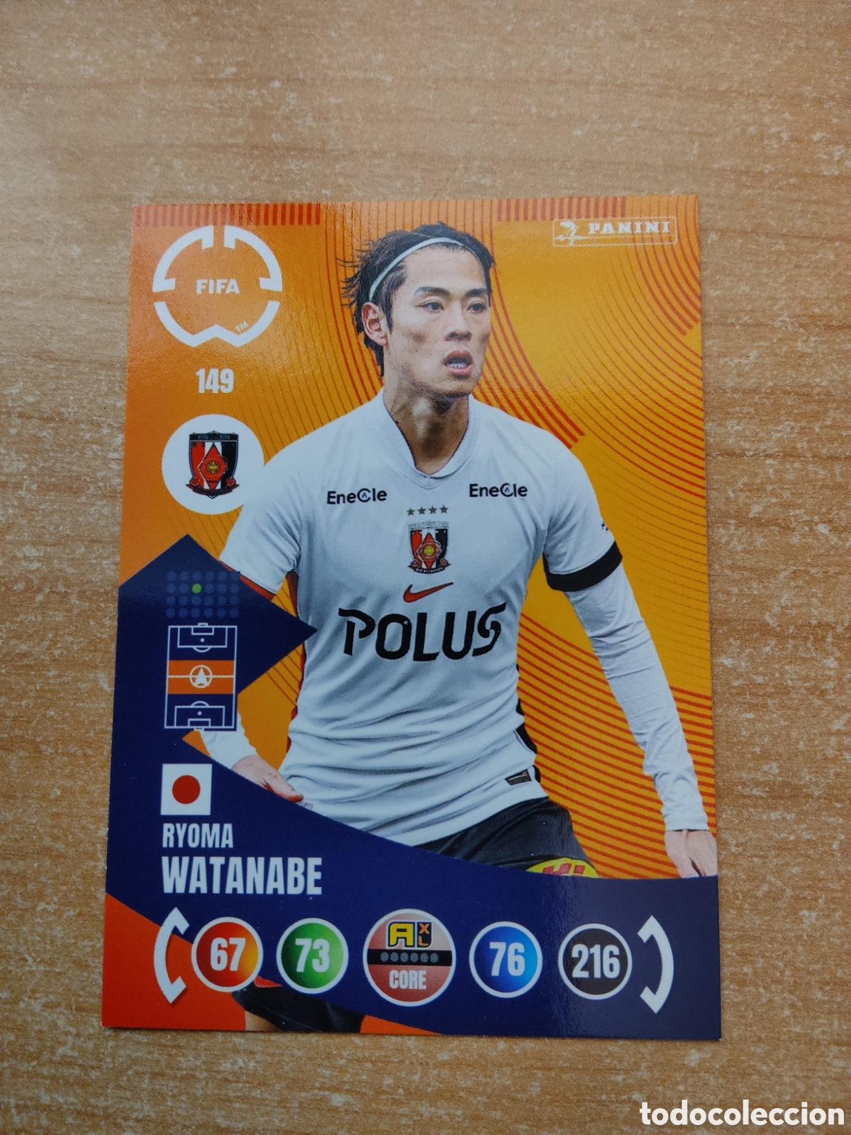 Cromos de f&uacute;tbol: 149 RYOMA WATANABE URAWA RED DIAMONS MUNDIAL DE CLUBES ADRENALYN 2025
