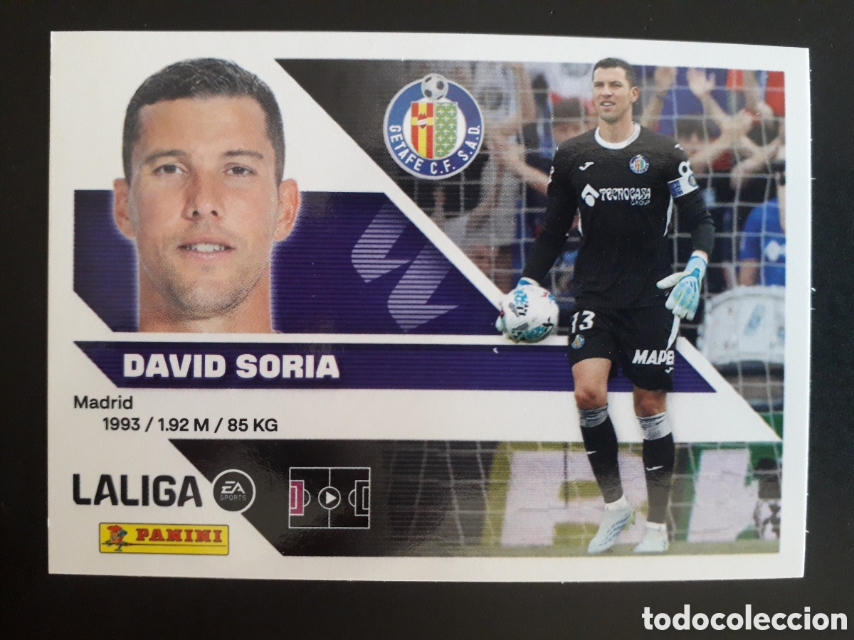 Cromos de f&uacute;tbol: DAVID SORIA GETAFE N&deg; 3 ED ESTE 2026 2027 26 27 SIN PEGAR PEDIDO M&Iacute;NIMO 3&euro;