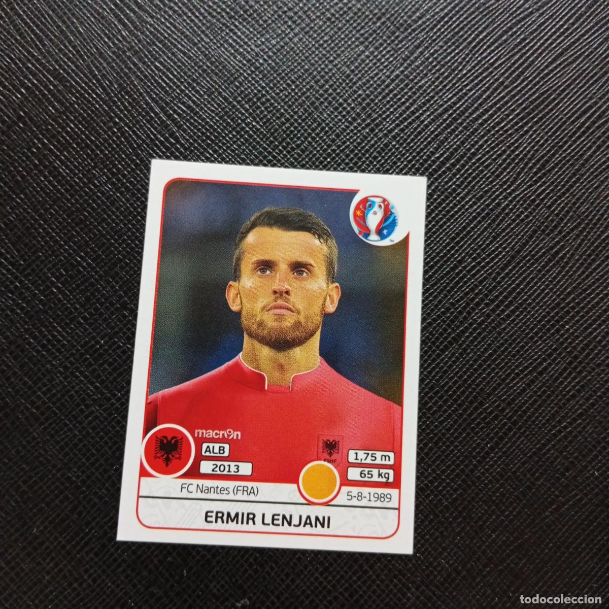 Cromos de f&uacute;tbol: 80 ERMIR LENJANI ALBANIA PANINI EURO EUROCOPA FRANCIA 2016 CROMO FUTBOL 16 - SIN PEGAR