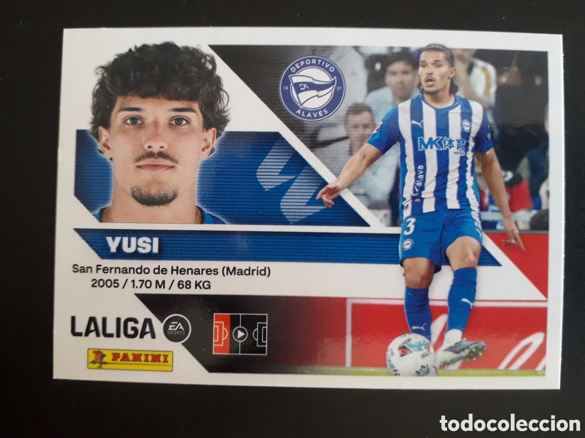 Cromos de f&uacute;tbol: YUSI ALAV&Eacute;S N&deg; 9 ED ESTE 2026 2027 26 27 SIN PEGAR PEDIDO M&Iacute;NIMO 3&euro;.