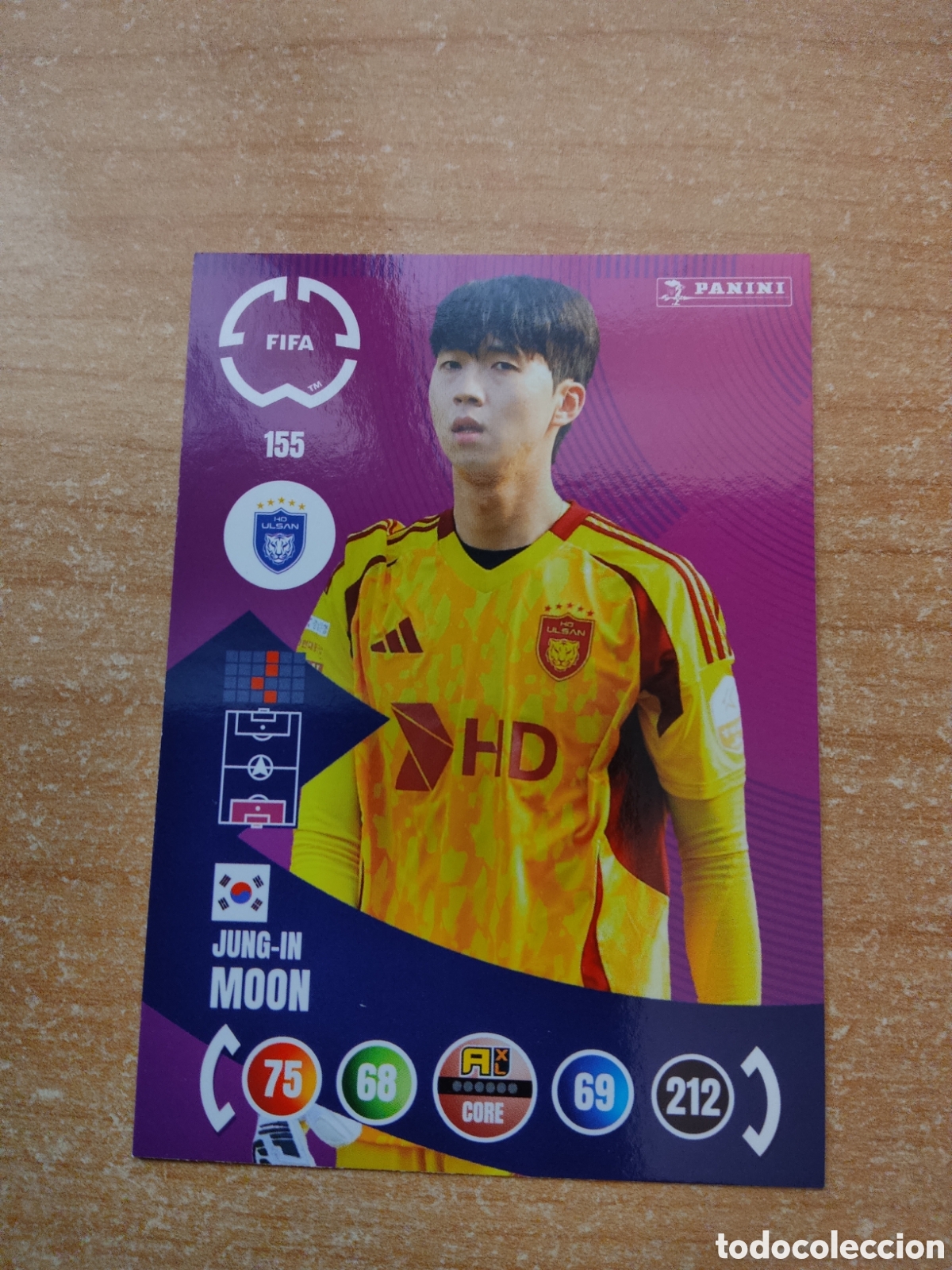 Cromos de f&uacute;tbol: 155 JUNG IN MOON ULSAN HD MUNDIAL DE CLUBES ADRENALYN 2025