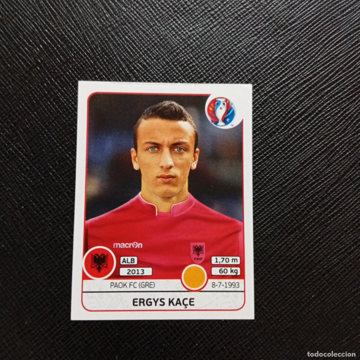 Cromos de f&uacute;tbol: 83 ERGYS KACE ALBANIA PANINI EURO EUROCOPA FRANCIA 2016 CROMO FUTBOL 16 - SIN PEGAR