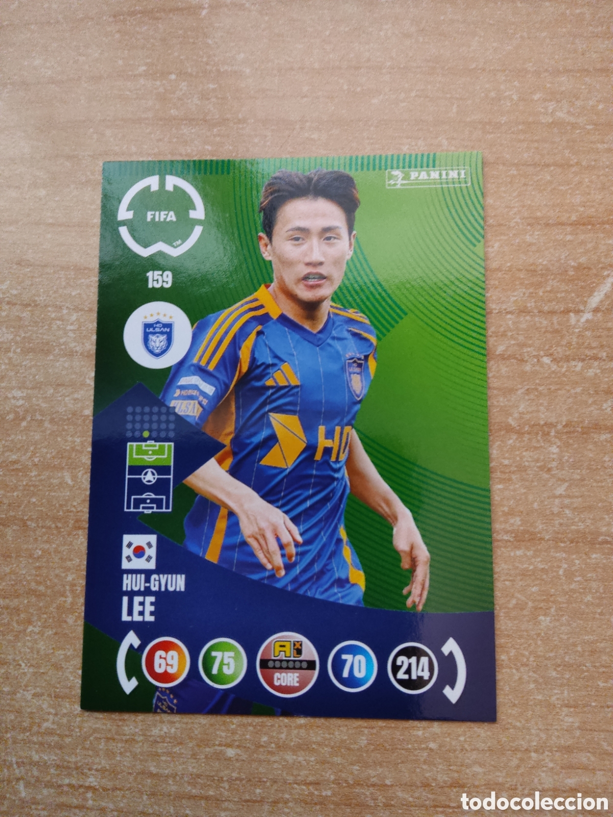 Football Stickers: 159 HUI GYUN LEE ULSAN HD MUNDIAL DE CLUBES ADRENALYN 2025
