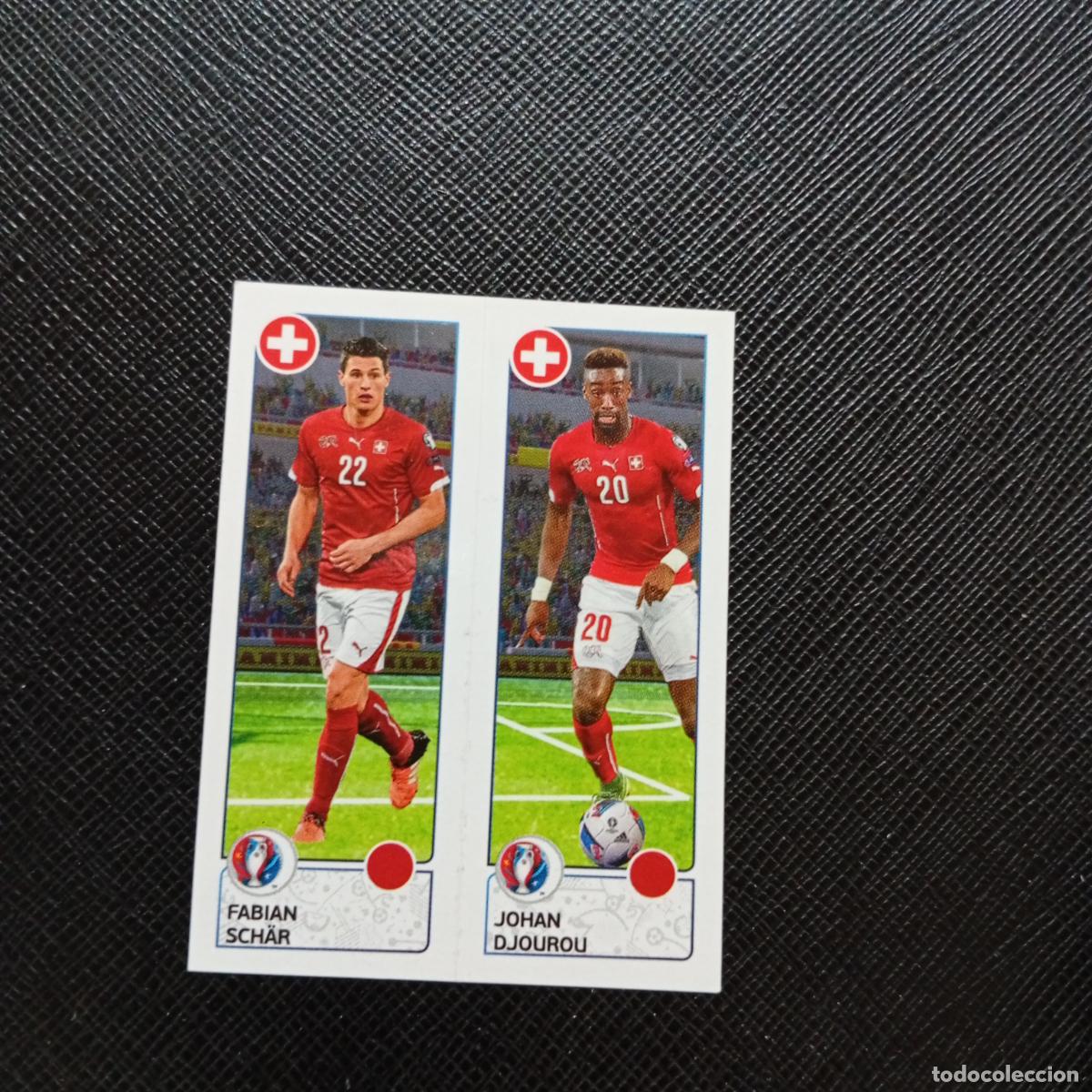 Football Stickers: 97 FABIAN SCHAR DJOUROU SUIZA PANINI EURO EUROCOPA FRANCIA 2016 CROMO FUTBOL 16 - SIN PEGAR