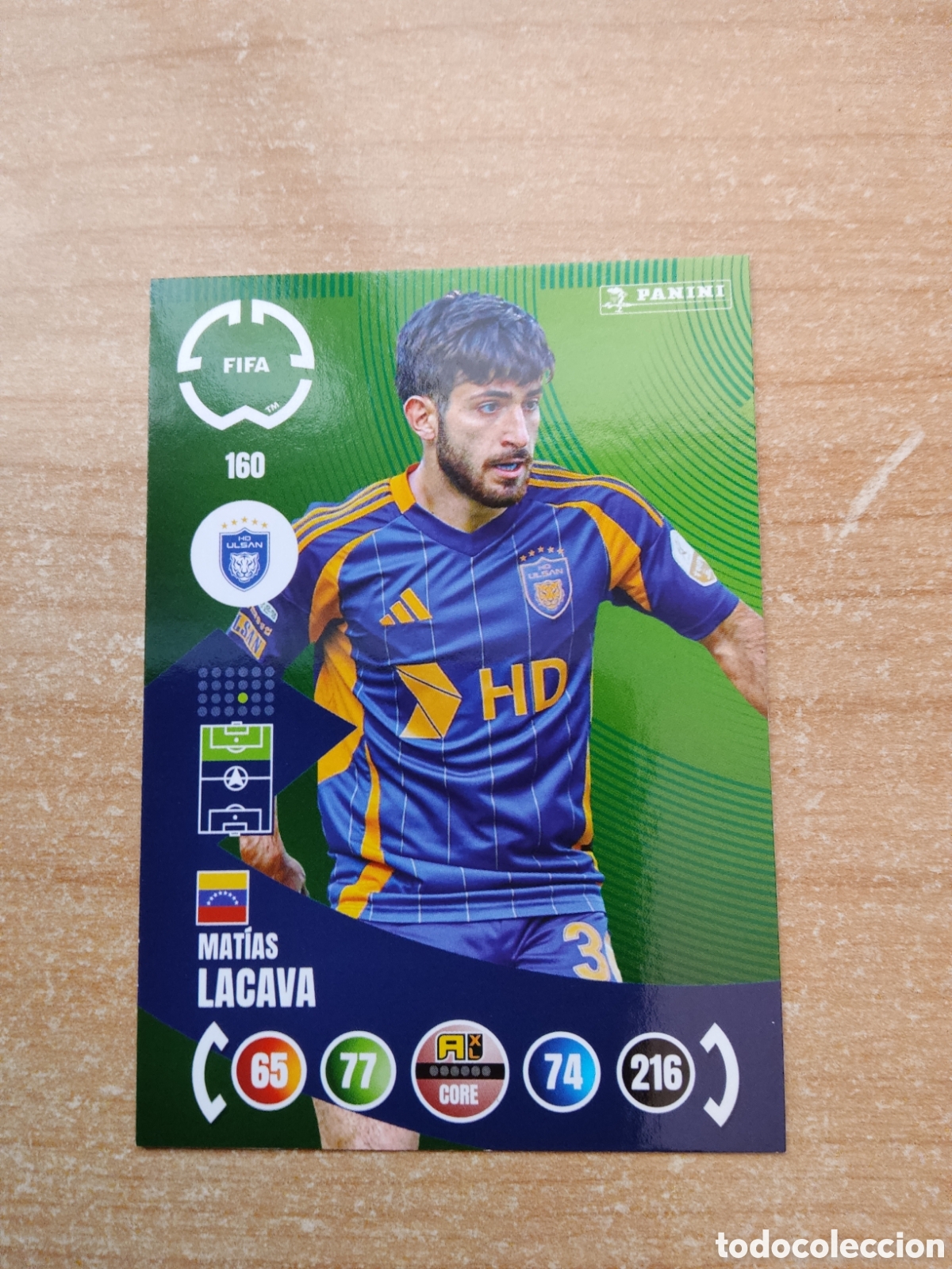 Football Stickers: 160 MATIAS LACAVA ULSAN HD MUNDIAL DE CLUBES ADRENALYN 2025