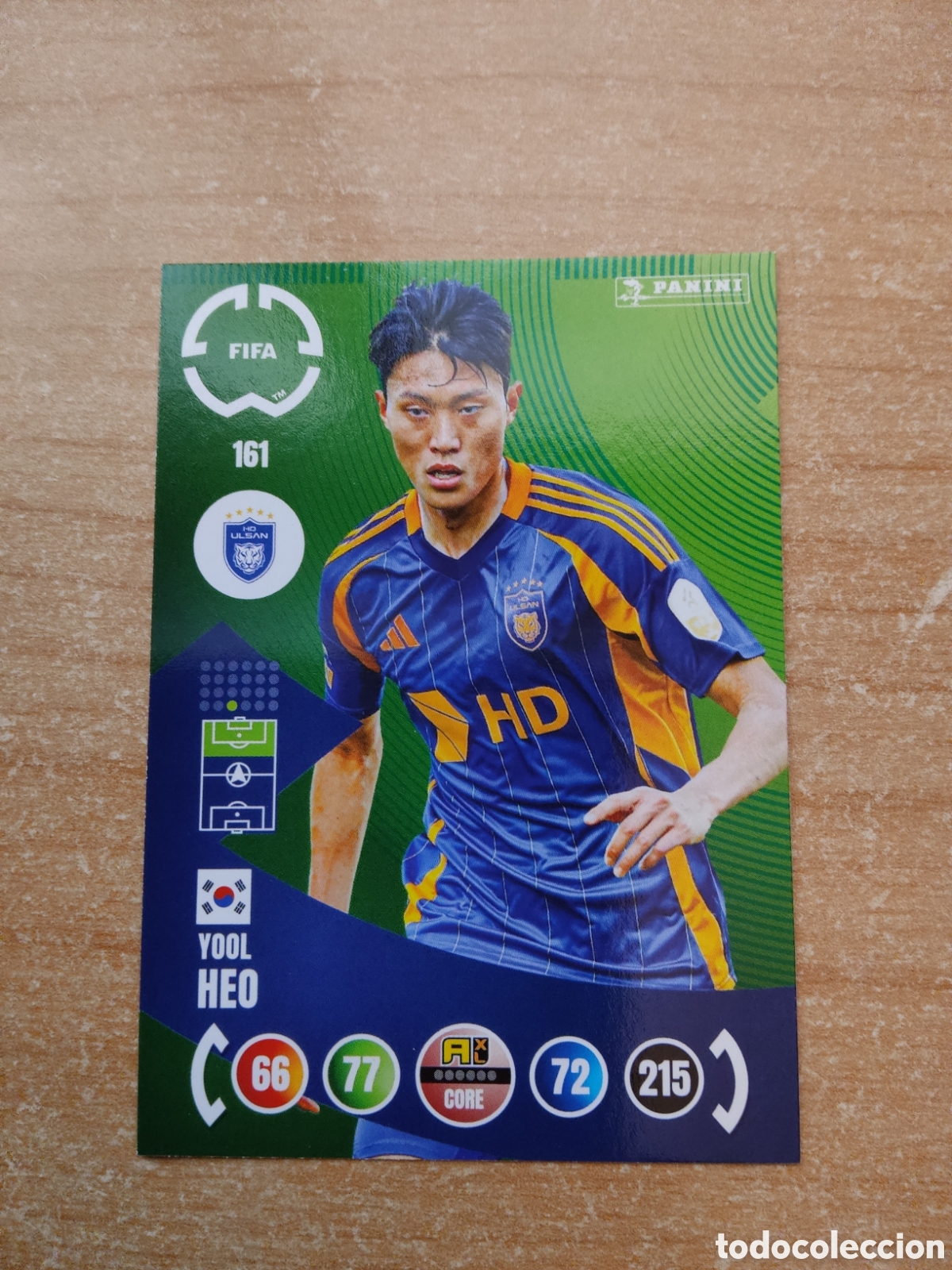 Football Stickers: 161 YOOL HEO ULSAN HD MUNDIAL DE CLUBES ADRENALYN 2025