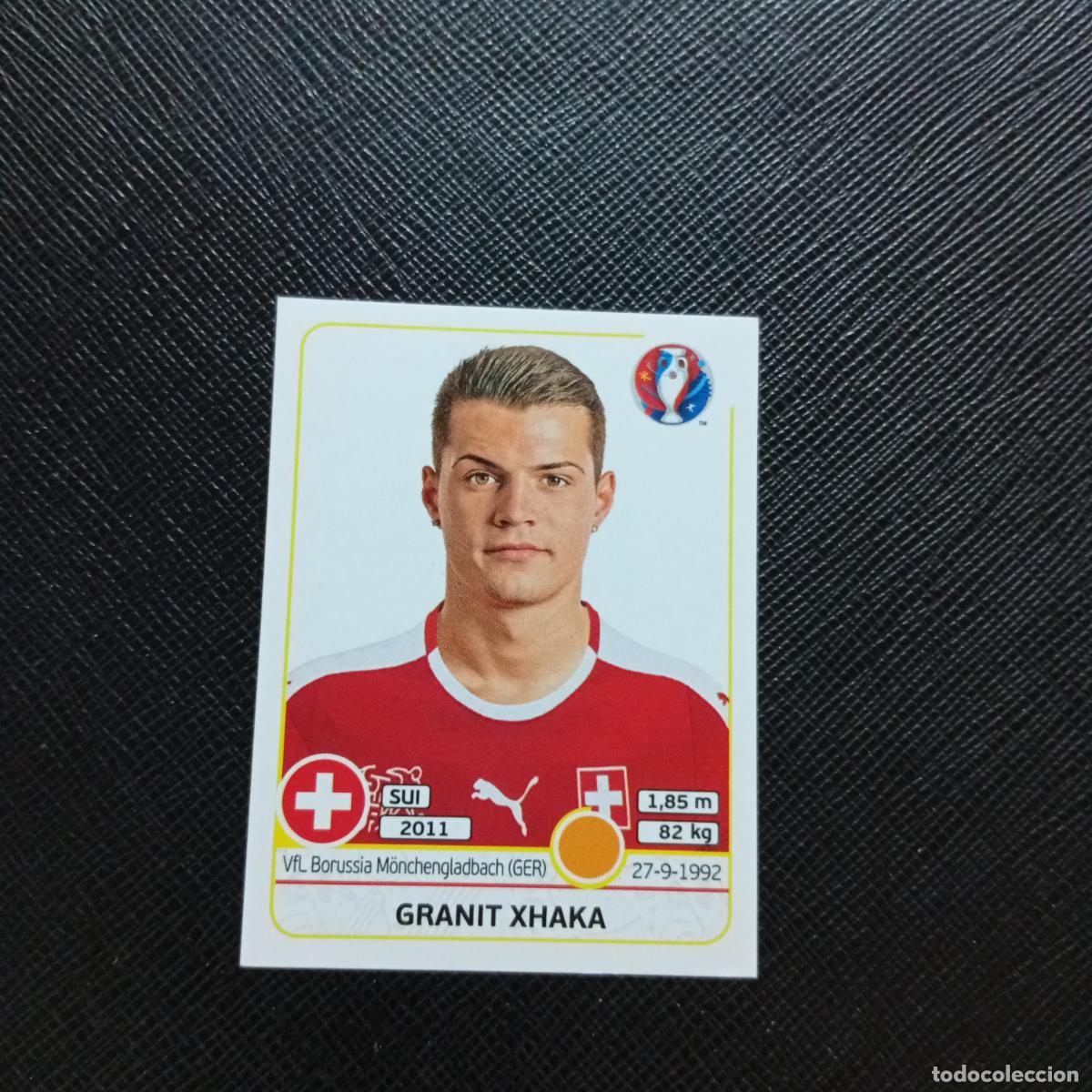 Football Stickers: 112 XHAKA SUIZA PANINI EURO EUROCOPA FRANCIA 2016 CROMO FUTBOL 16 - SIN PEGAR