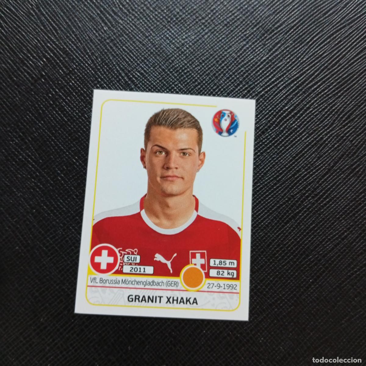 Football Stickers: 112 XHAKA SUIZA PANINI EURO EUROCOPA FRANCIA 2016 CROMO FUTBOL 16 - SIN PEGAR
