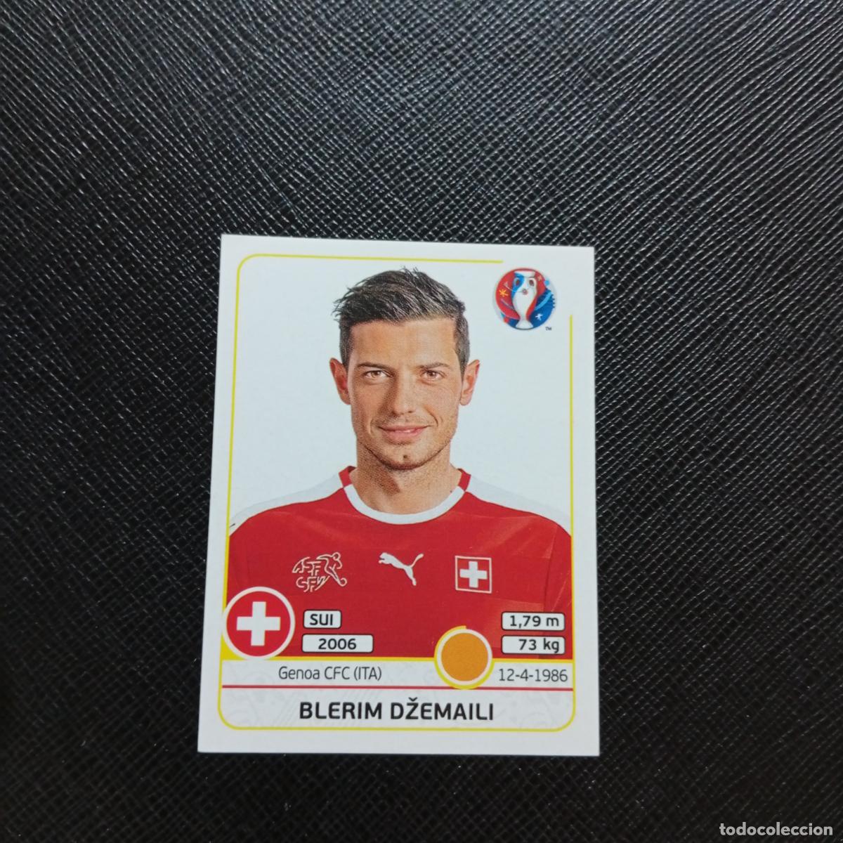 Football Stickers: 113 BLERIM DZEMAILI SUIZA PANINI EURO EUROCOPA FRANCIA 2016 CROMO FUTBOL 16 - SIN PEGAR