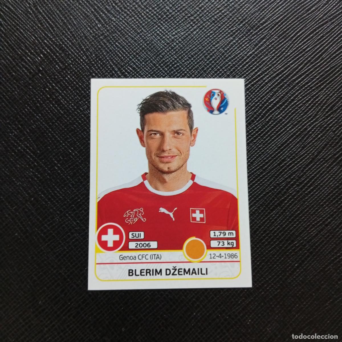 Football Stickers: 113 BLERIM DZEMAILI SUIZA PANINI EURO EUROCOPA FRANCIA 2016 CROMO FUTBOL 16 - SIN PEGAR