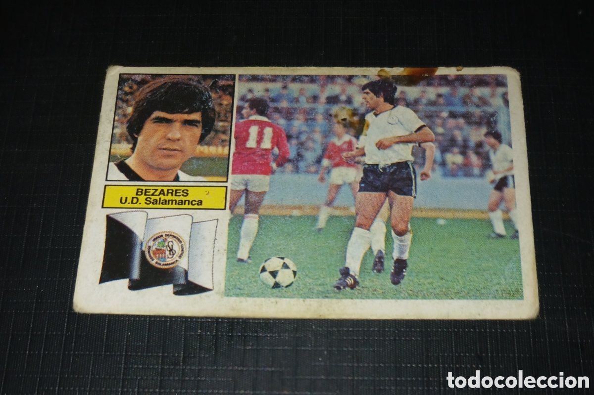 Cromos de Futebol: Cromo Bezares U.D. Salamanca Ed. Este Liga 1982 1983 82-83 Sin pegar, nunca pegado