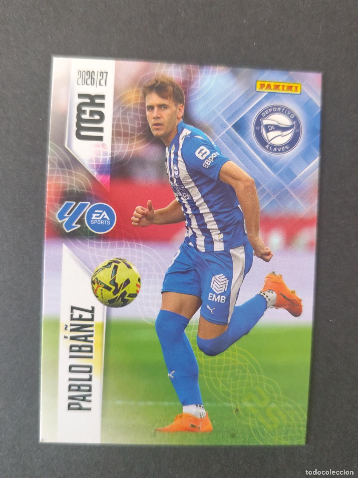 Football Stickers: 31 PABLO IB&Aacute;&Ntilde;EZ ALAV&Eacute;S MEGACRACKS 2026 2027 26 27