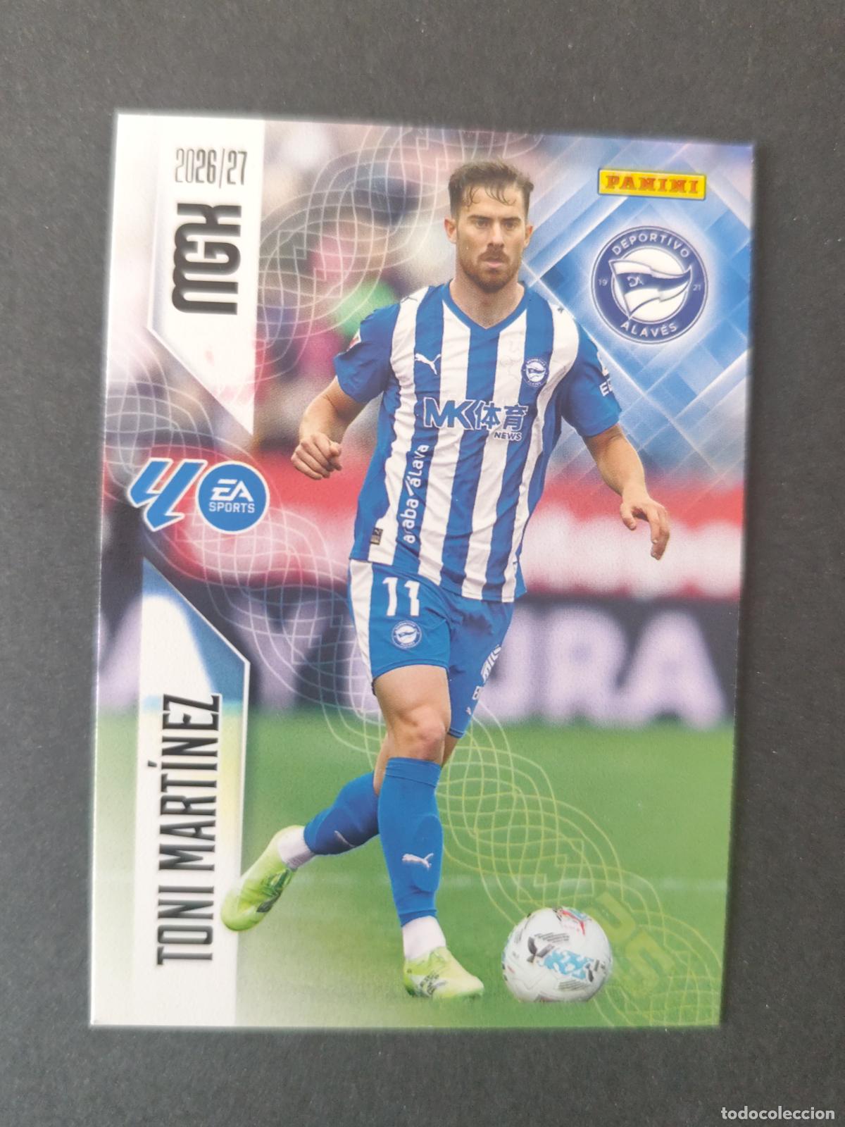 Cromos de f&uacute;tbol: 35 TONI MART&Iacute;NEZ ALAV&Eacute;S MEGACRACKS 2026 2027 26 27