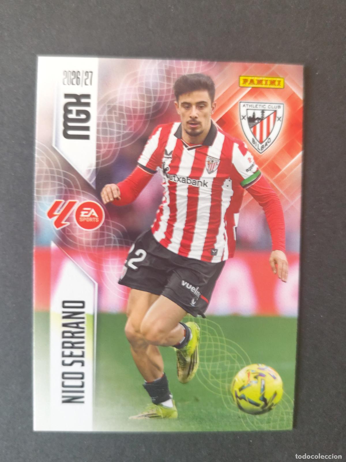 Cromos de f&uacute;tbol: 49 NICO SERRANO ATHLETIC BILBAO MEGACRACKS 2026 2027 26 27