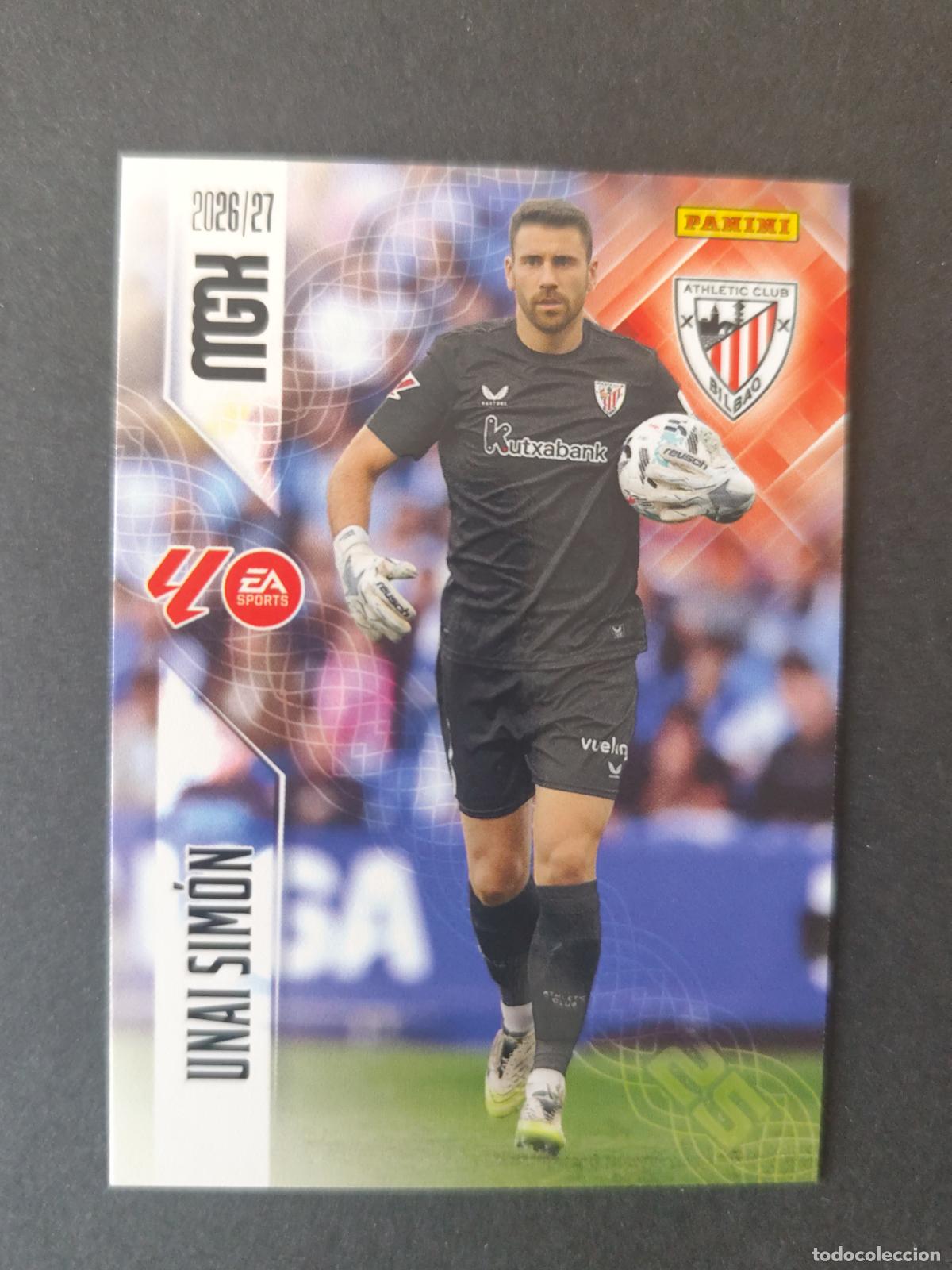 Cromos de f&uacute;tbol: 38 UNAI SIM&Oacute;N ATHLETIC BILBAO MEGACRACKS 2026 2027 26 27