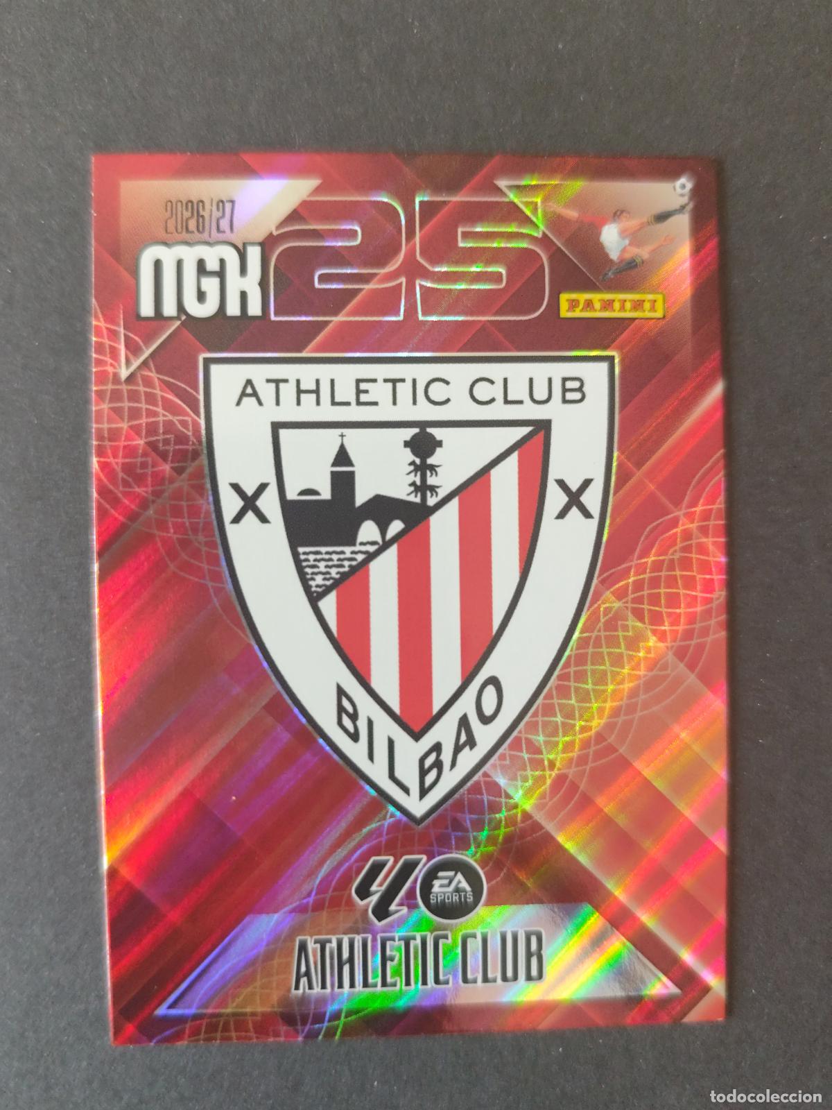 Cromos de f&uacute;tbol: 37 ESCUDO ATHLETIC BILBAO MEGACRACKS 2026 2027 26 27