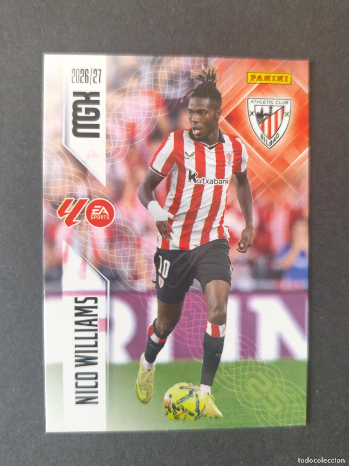 Cromos de f&uacute;tbol: 54 NICO WILLIAMS ATHLETIC BILBAO MEGACRACKS 2026 2027 26 27