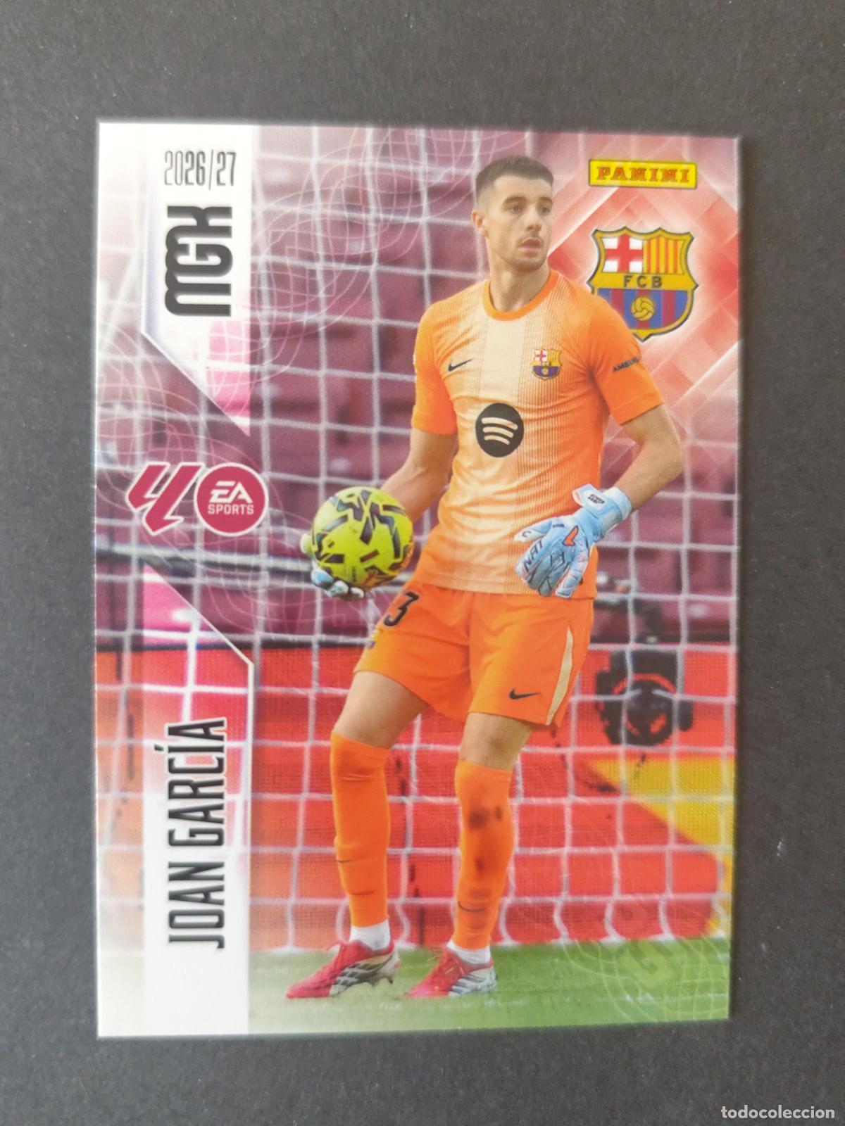 Cromos de f&uacute;tbol: 74 JOAN GARC&Iacute;A BARCELONA MEGACRACKS 2026 2027 26 27