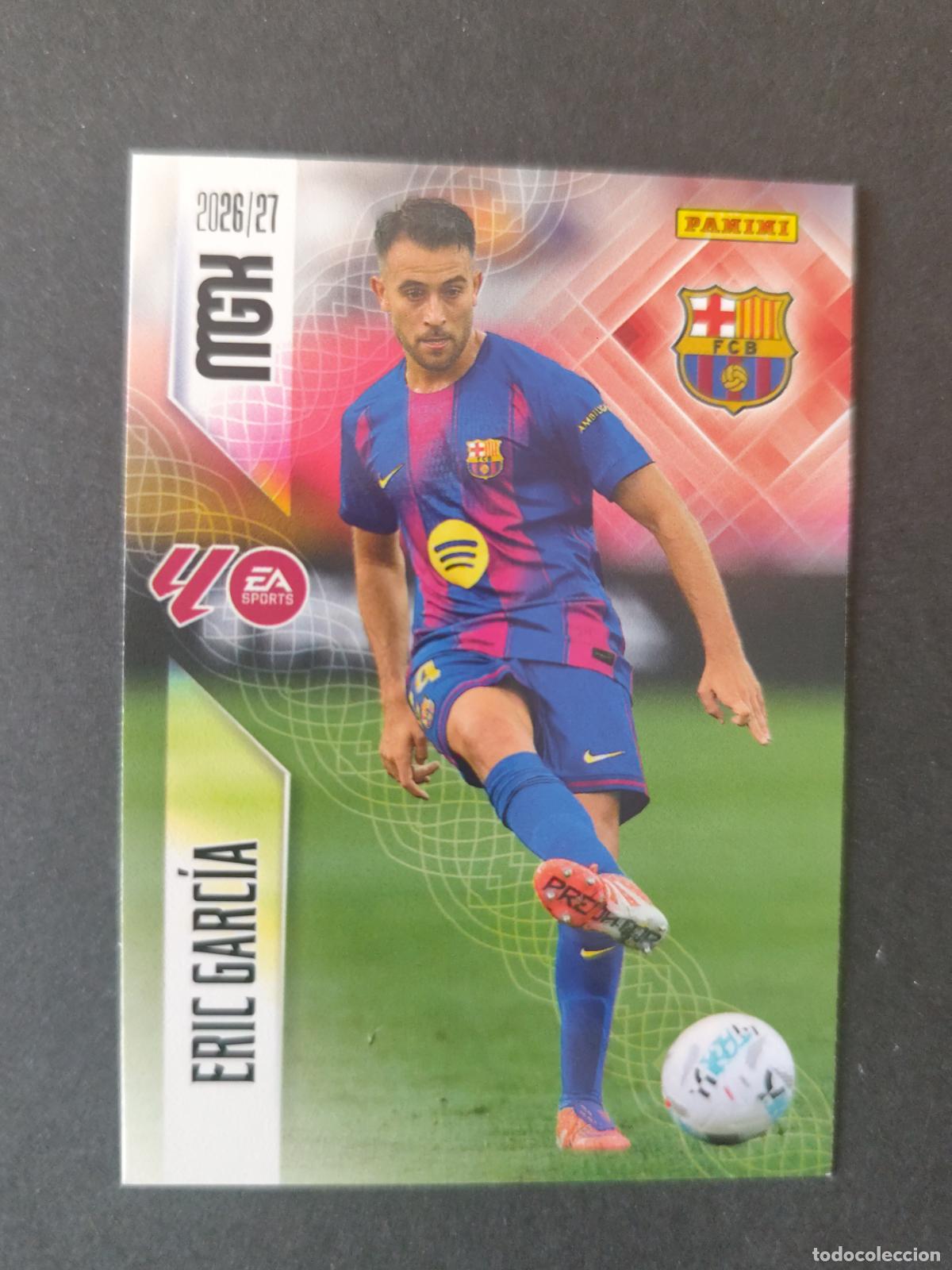Cromos de f&uacute;tbol: 79 ERIC GARC&Iacute;A BARCELONA MEGACRACKS 2026 2027 26 27