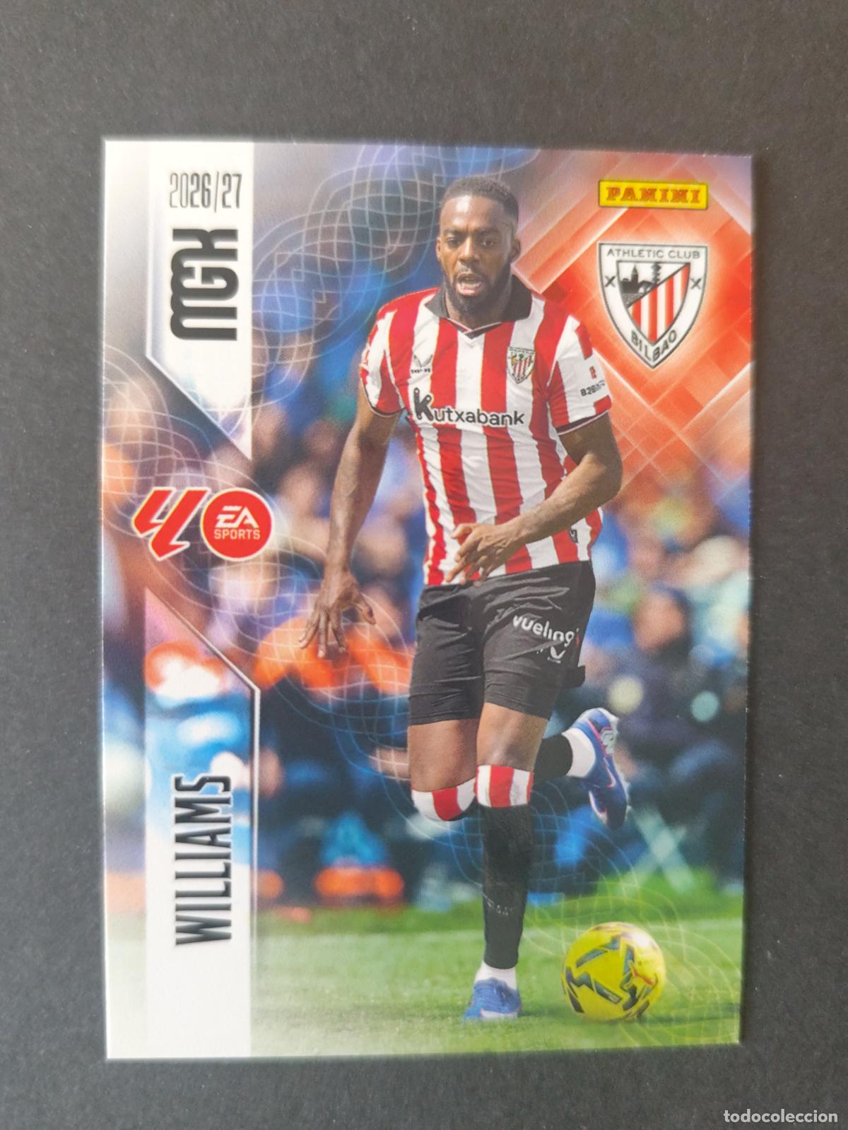 Cromos de f&uacute;tbol: 52 WILLIAMS ATHLETIC BILBAO MEGACRACKS 2026 2027 26 27