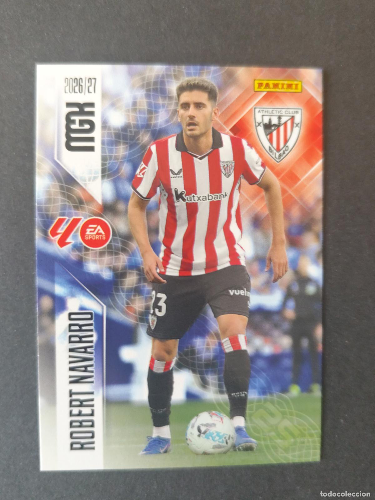 Cromos de f&uacute;tbol: 51 ROBERT NAVARRO ATHLETIC BILBAO MEGACRACKS 2026 2027 26 27