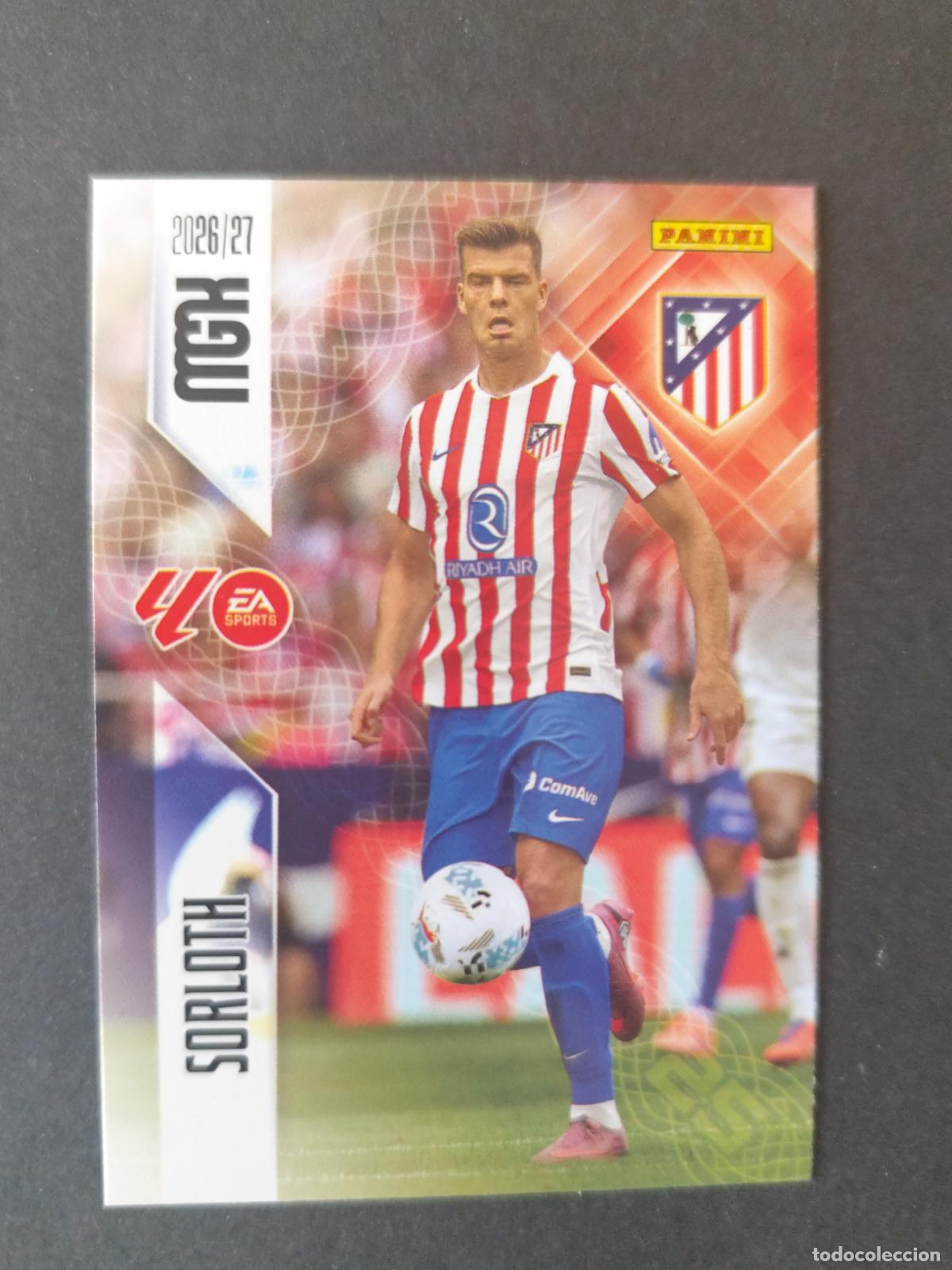 Cromos de f&uacute;tbol: 72 SORLOTH ATL&Eacute;TICO MADRID MEGACRACKS 2026 2027 26 27