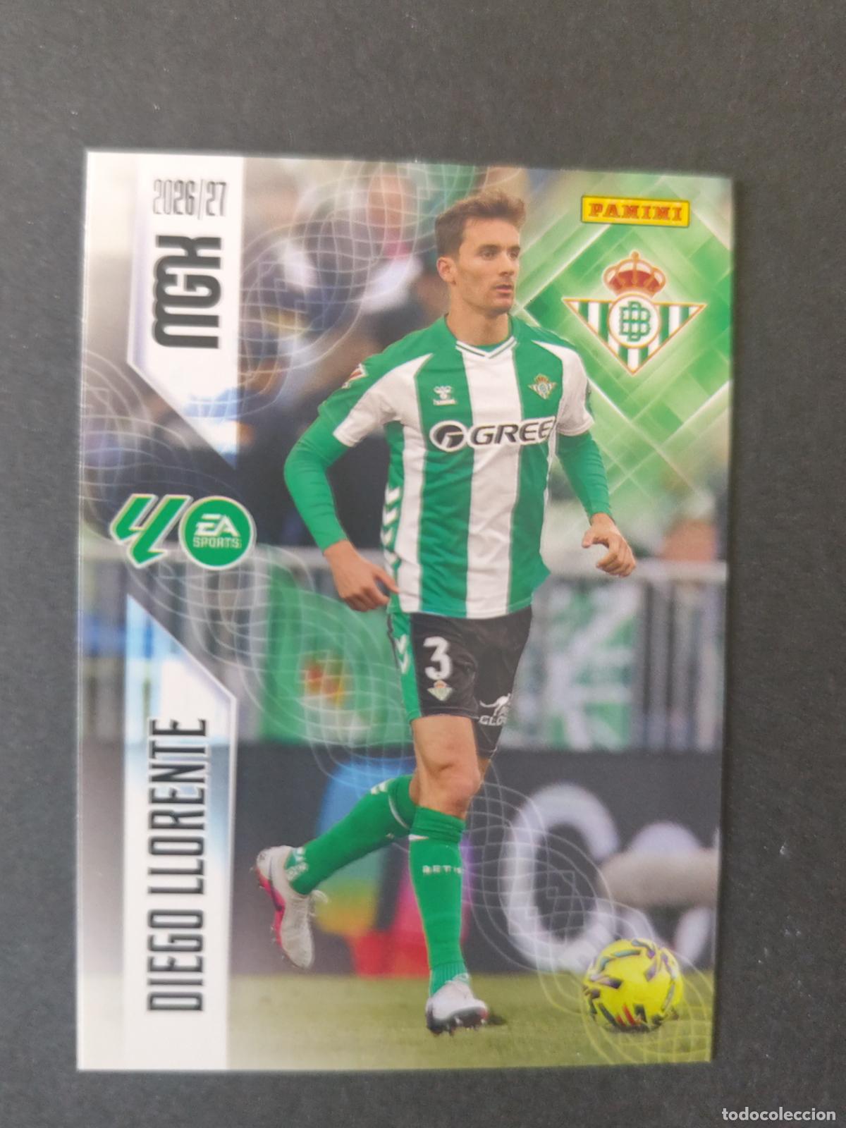 Football Stickers: 96 DIEGO LLORENTE BETIS MEGACRACKS 2026 2027 26 27