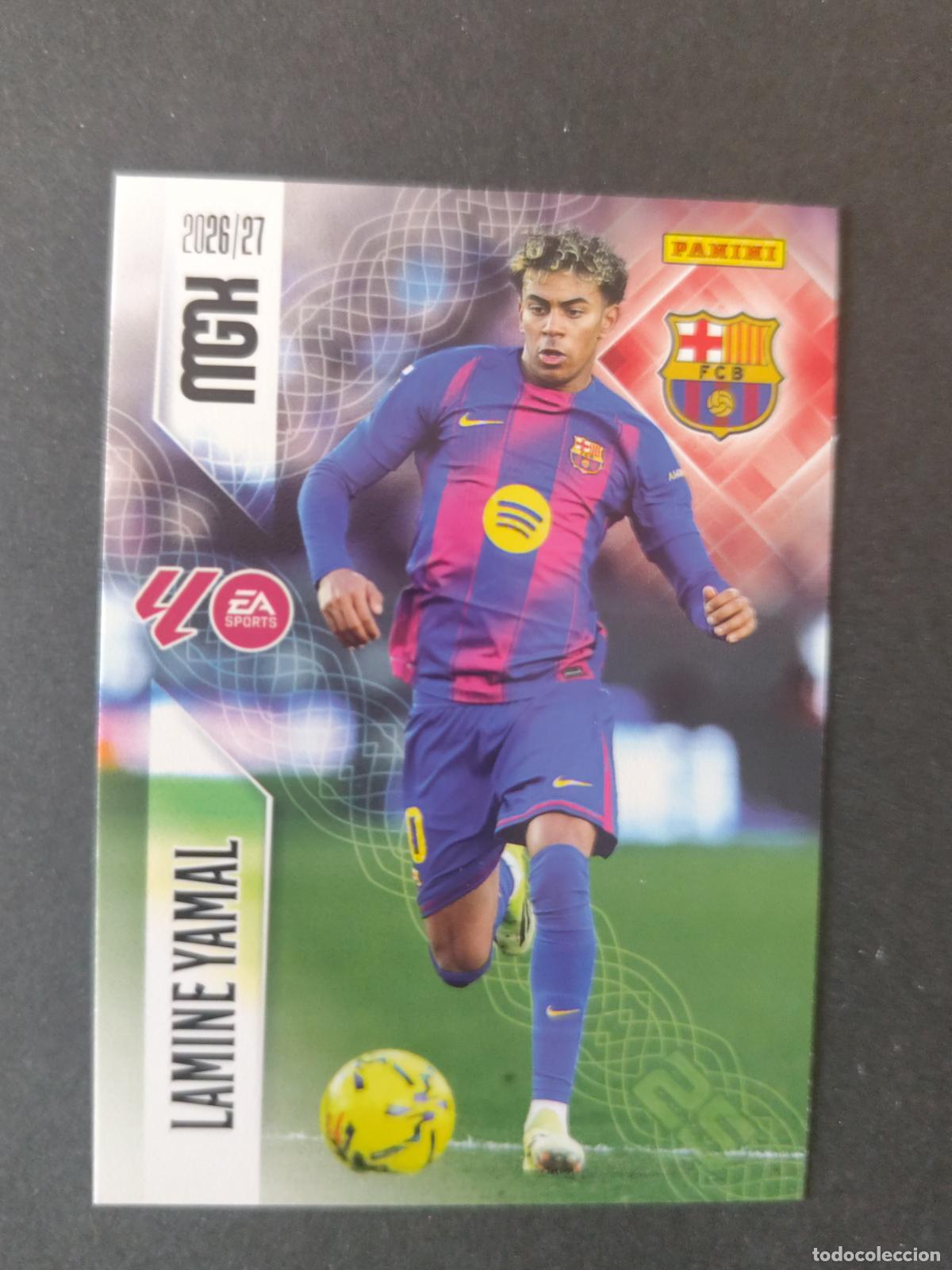 Football Stickers: 89 LAMINE YAMAL BARCELONA MEGACRACKS 2026 2027 26 27