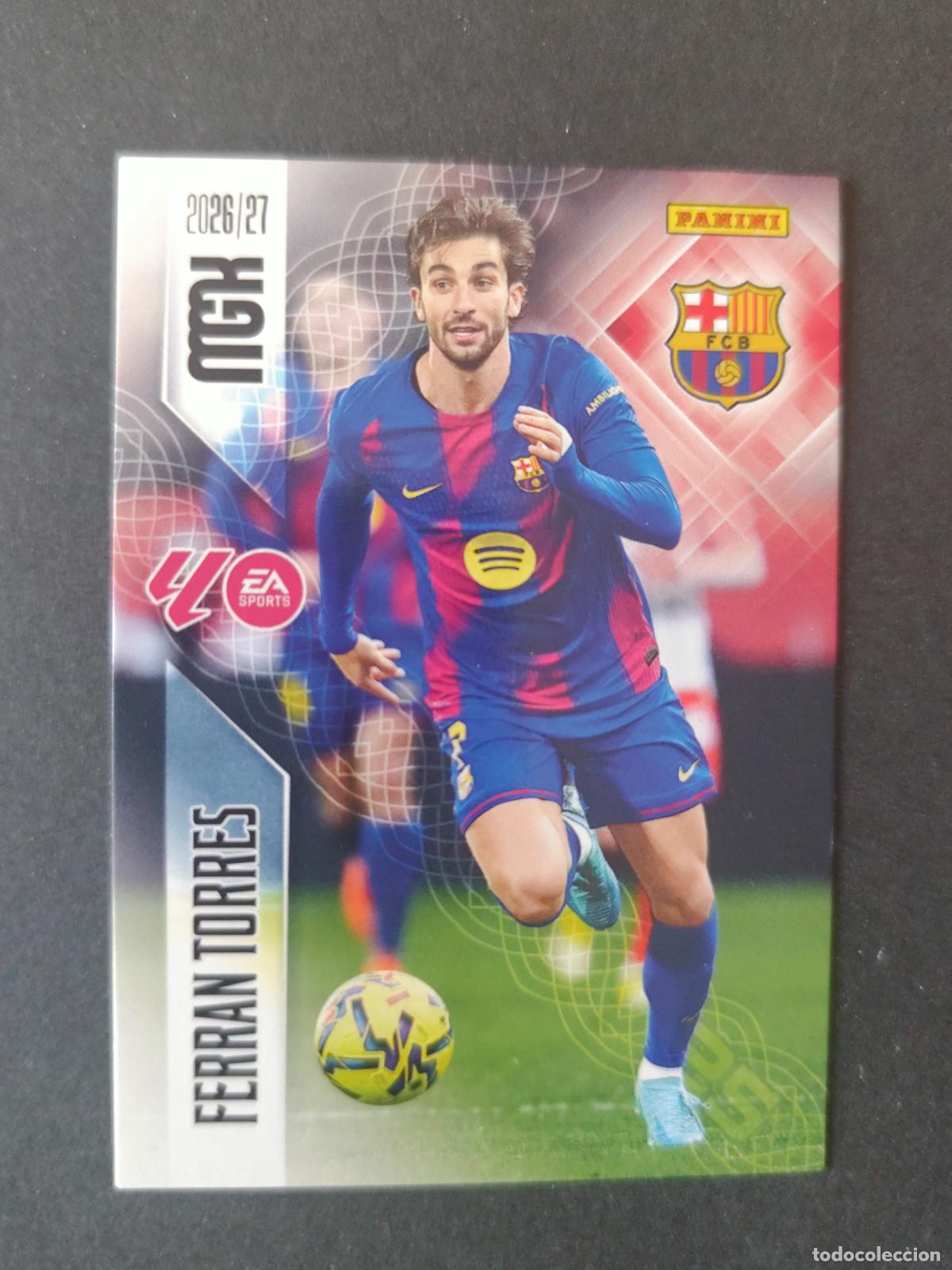 Football Stickers: 90 FERR&Aacute;N TORRES BARCELONA MEGACRACKS 2026 2027 26 27