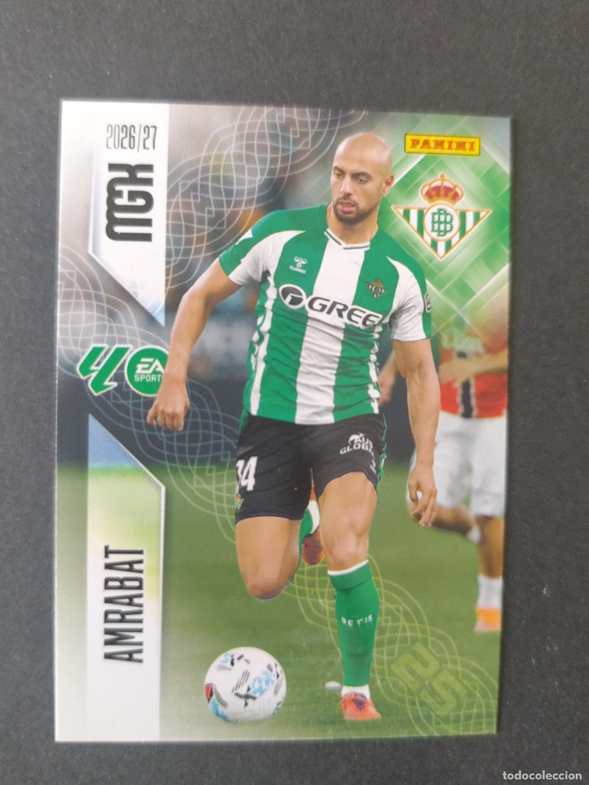 Cromos de f&uacute;tbol: 100 AMRABAT BETIS MEGACRACKS 2026 2027 26 27