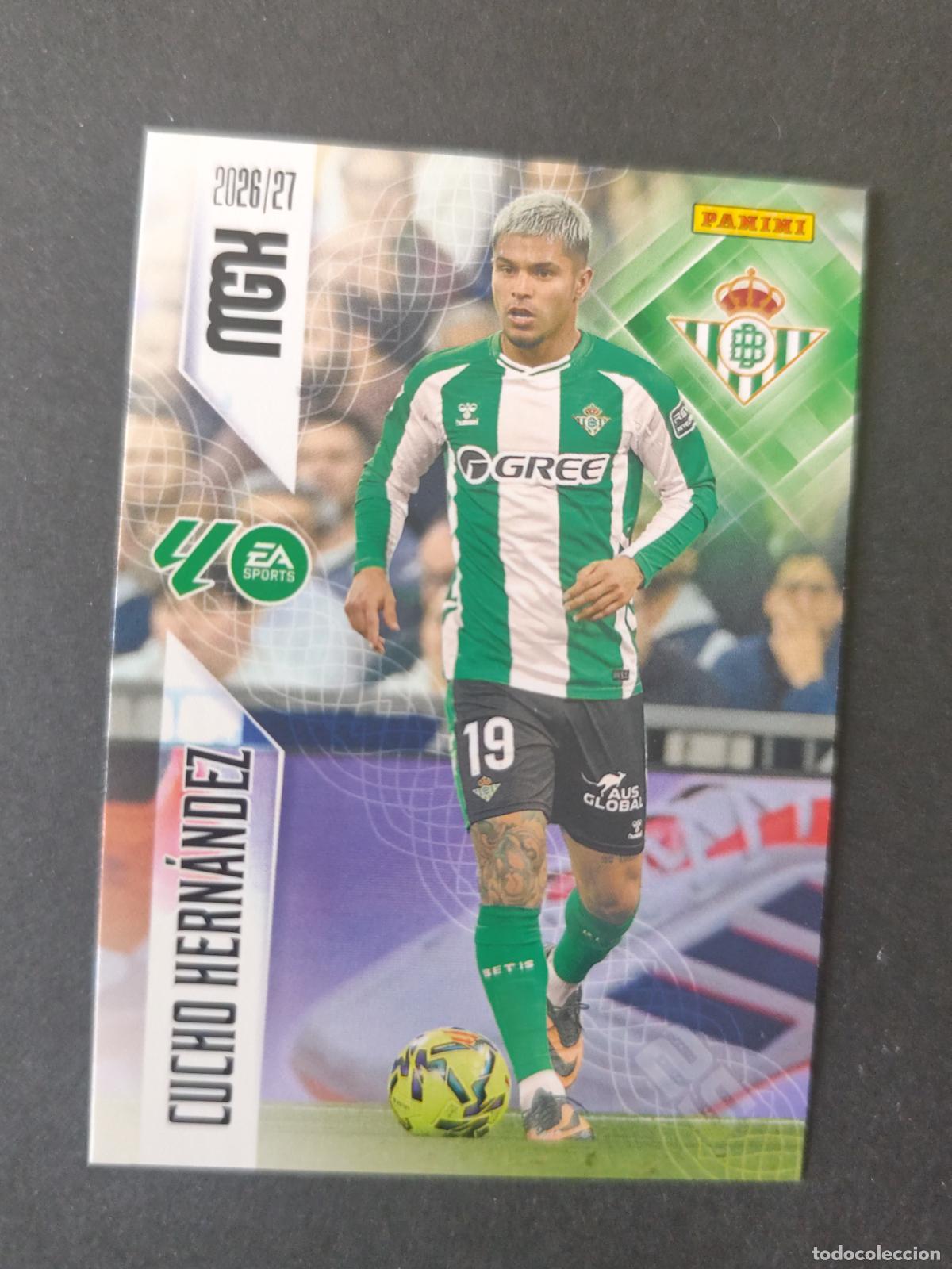 Cromos de f&uacute;tbol: 107 CUCHO HERN&Aacute;NDEZ BETIS MEGACRACKS 2026 2027 26 27