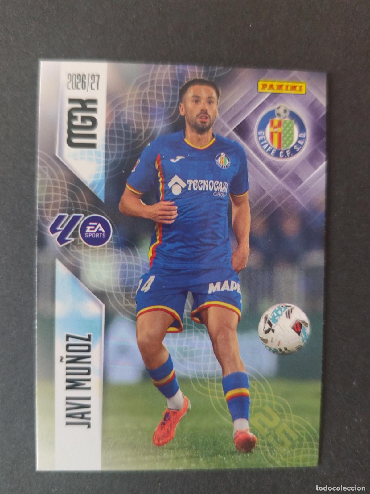 Cromos de f&uacute;tbol: 191 JAVI MU&Ntilde;OZ GETAFE MEGACRACKS 2026 2027 26 27