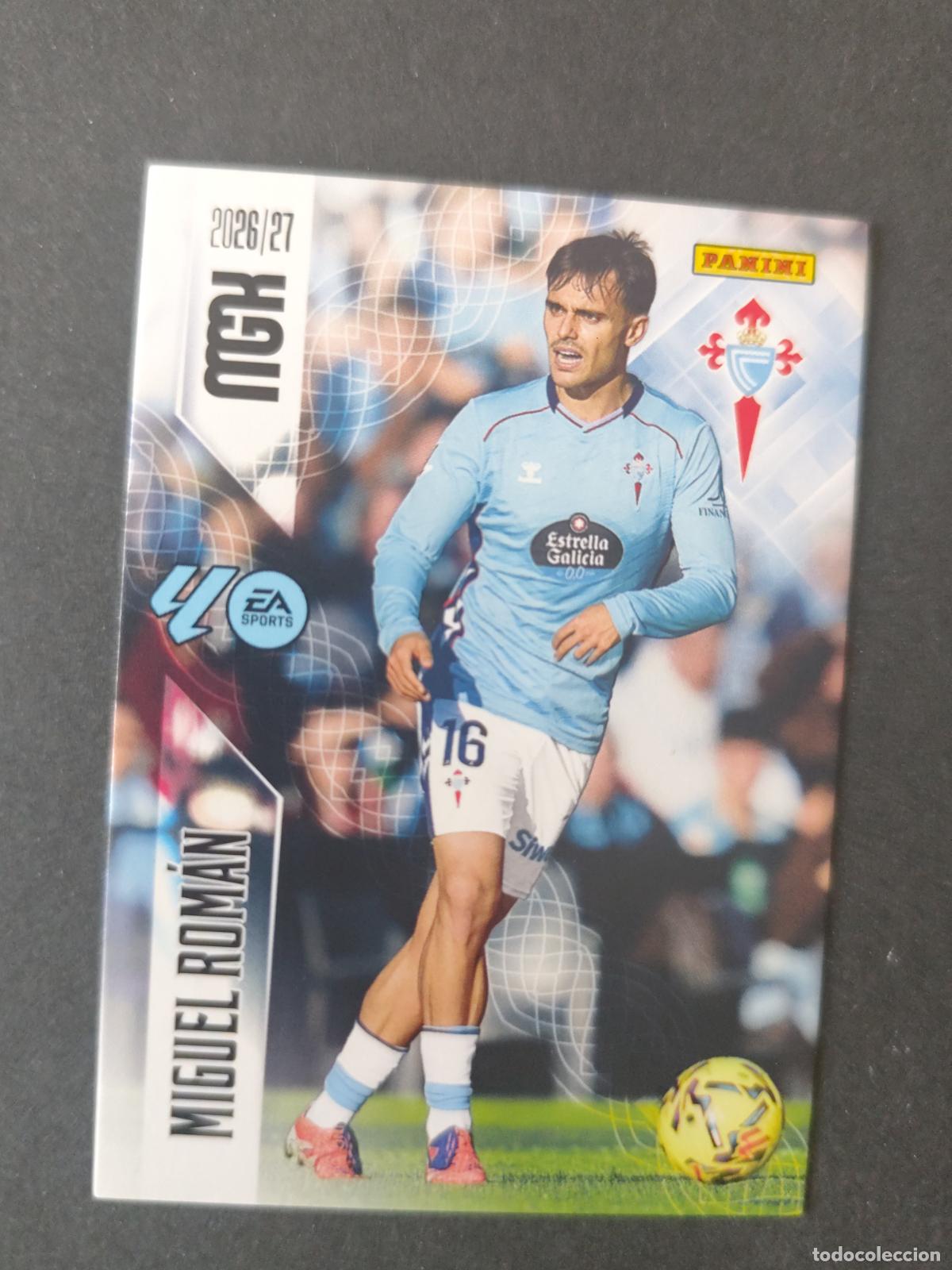 Cromos de f&uacute;tbol: 119 MIGUEL ROM&Aacute;N CELTA VIGO MEGACRACKS 2026 2027 26 27