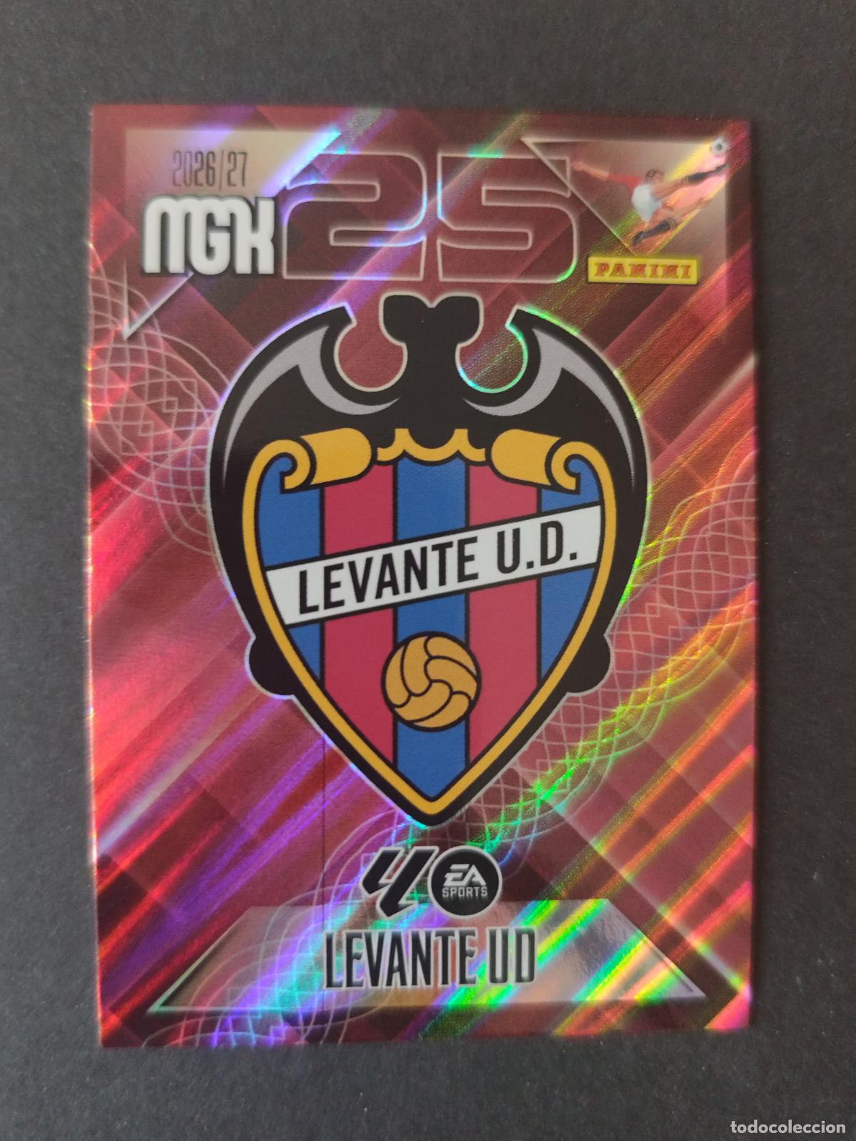 Figurine di Calcio: 199 ESCUDO LEVANTE MEGACRACKS 2026 2027 26 27