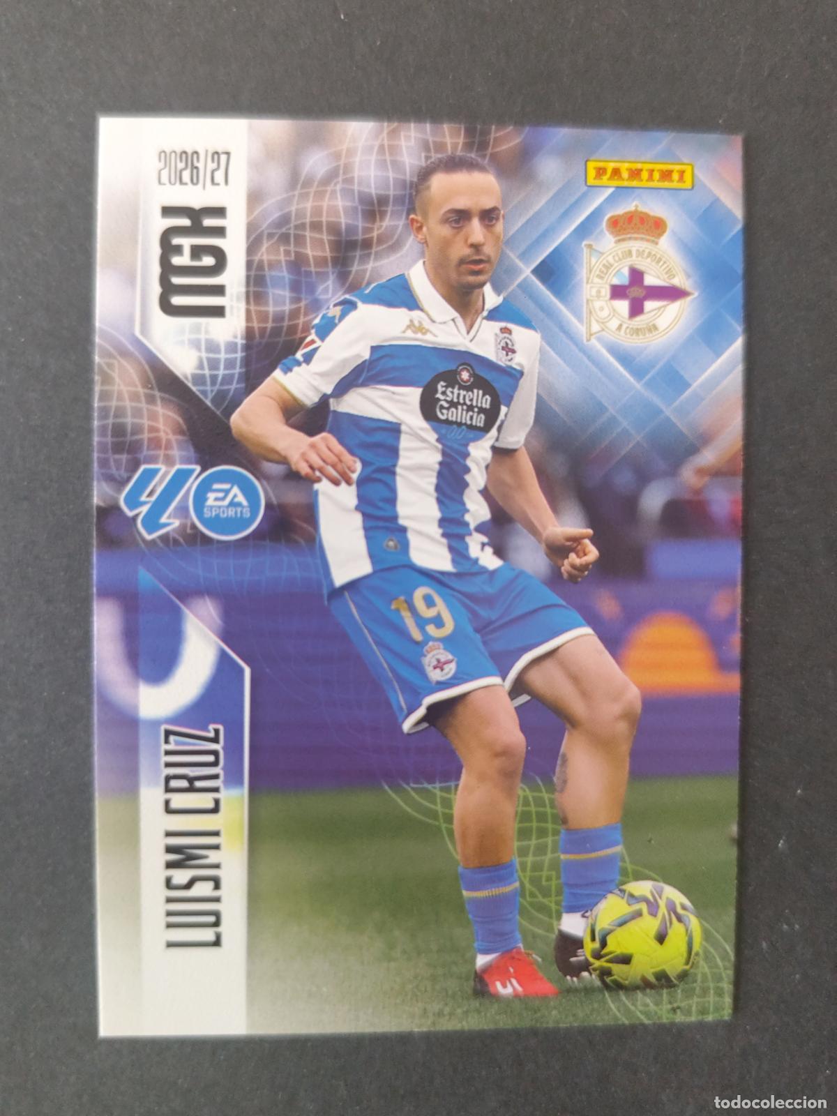 Figurine di Calcio: 140 LUISMI CRUZ DEPORTIVO A CORU&Ntilde;A MEGACRACKS 2026 2027 26 27