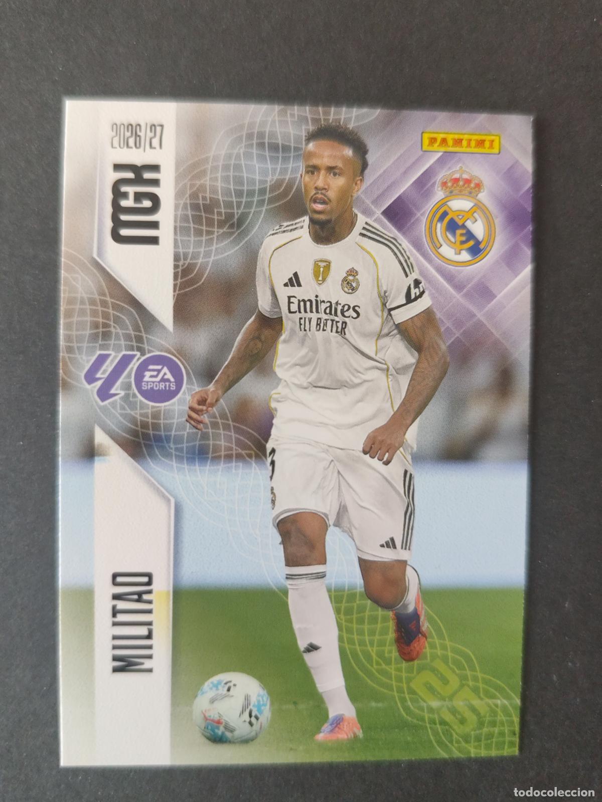 Figurine di Calcio: 221 MILITAO REAL MADRID MEGACRACKS 2026 2027 26 27