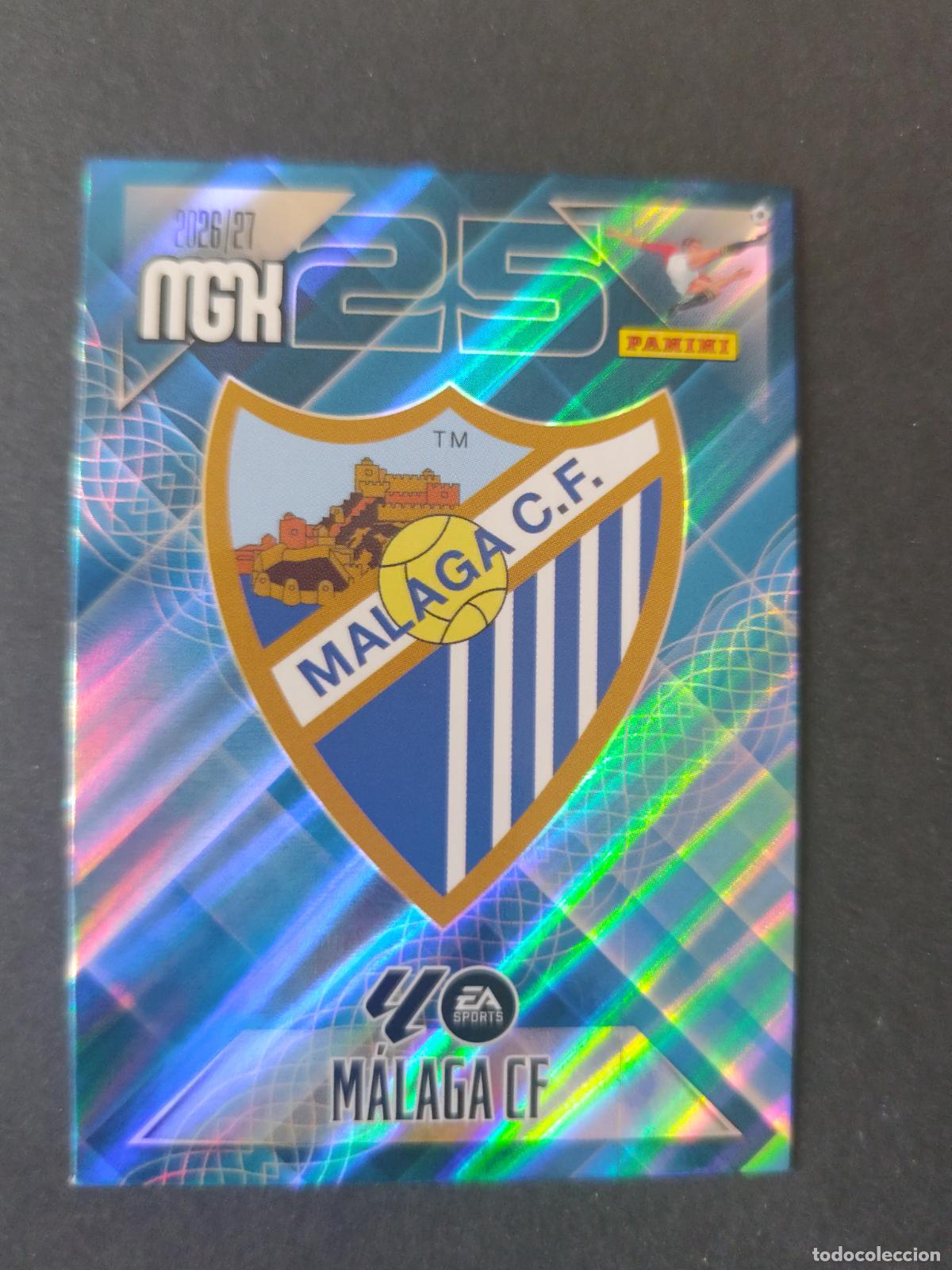Fu&szlig;ball-Sticker: 235 ESCUDO M&Aacute;LAGA MEGACRACKS 2026 2027 26 27