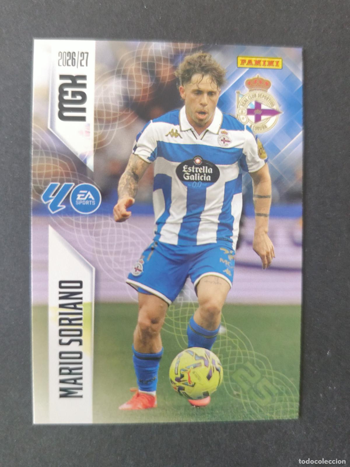 Fu&szlig;ball-Sticker: 138 MARIO SORIANO DEPORTIVO A CORU&Ntilde;A MEGACRACKS 2026 2027 26 27
