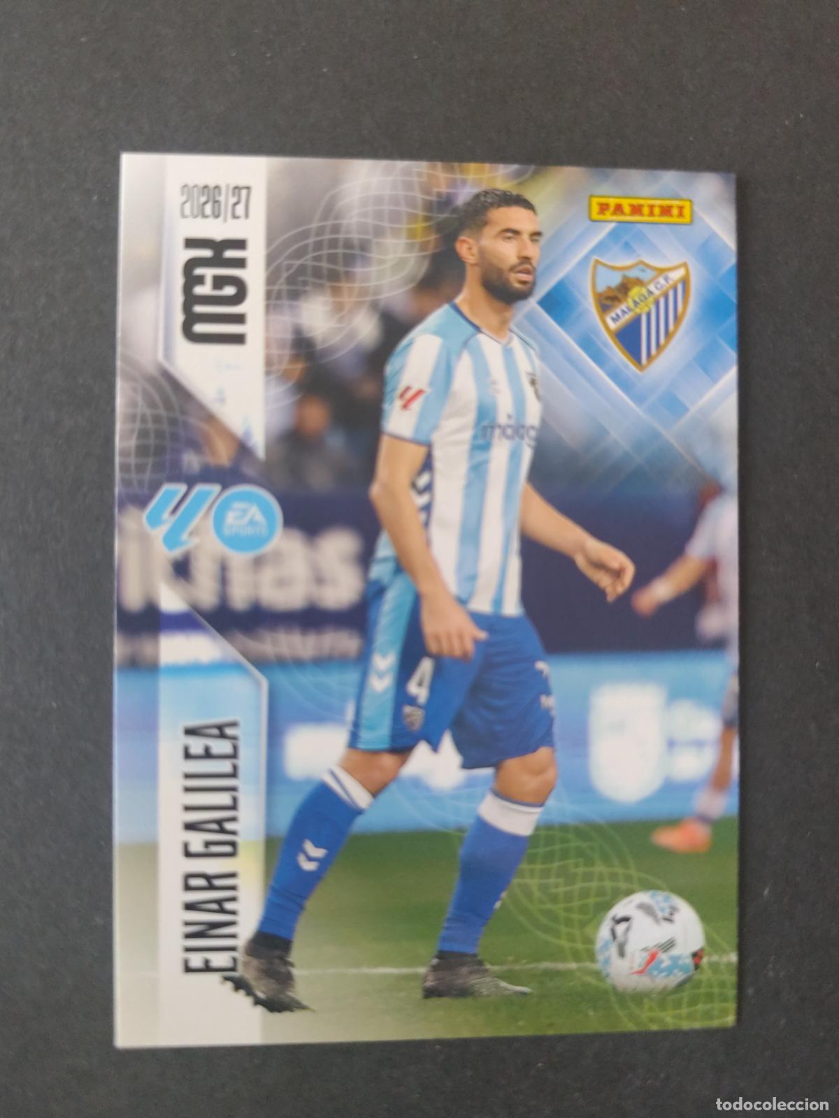 Fu&szlig;ball-Sticker: 241 EINAR GALILEA M&Aacute;LAGA MEGACRACKS 2026 2027 26 27