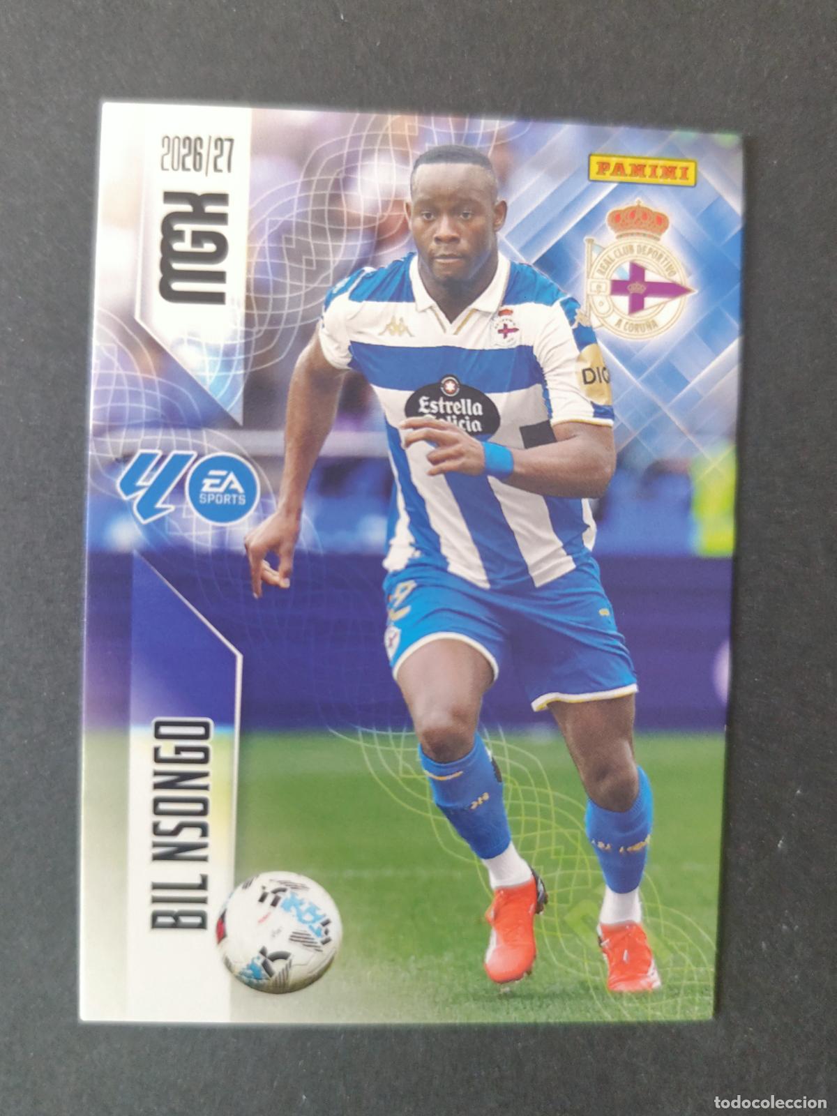 Fu&szlig;ball-Sticker: 144 BIL NSONGO DEPORTIVO A CORU&Ntilde;A MEGACRACKS 2026 2027 26 27
