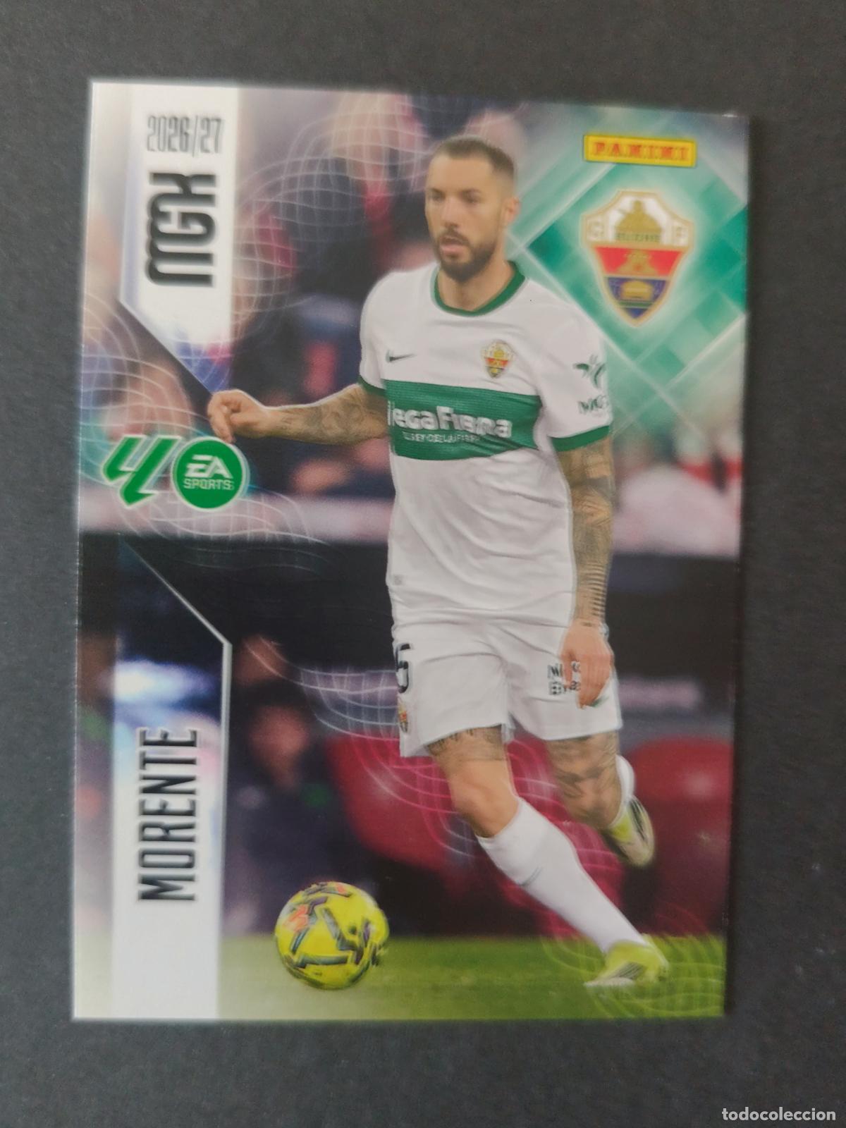 Fu&szlig;ball-Sticker: 158 MORENTE ELCHE MEGACRACKS 2026 2027 26 27