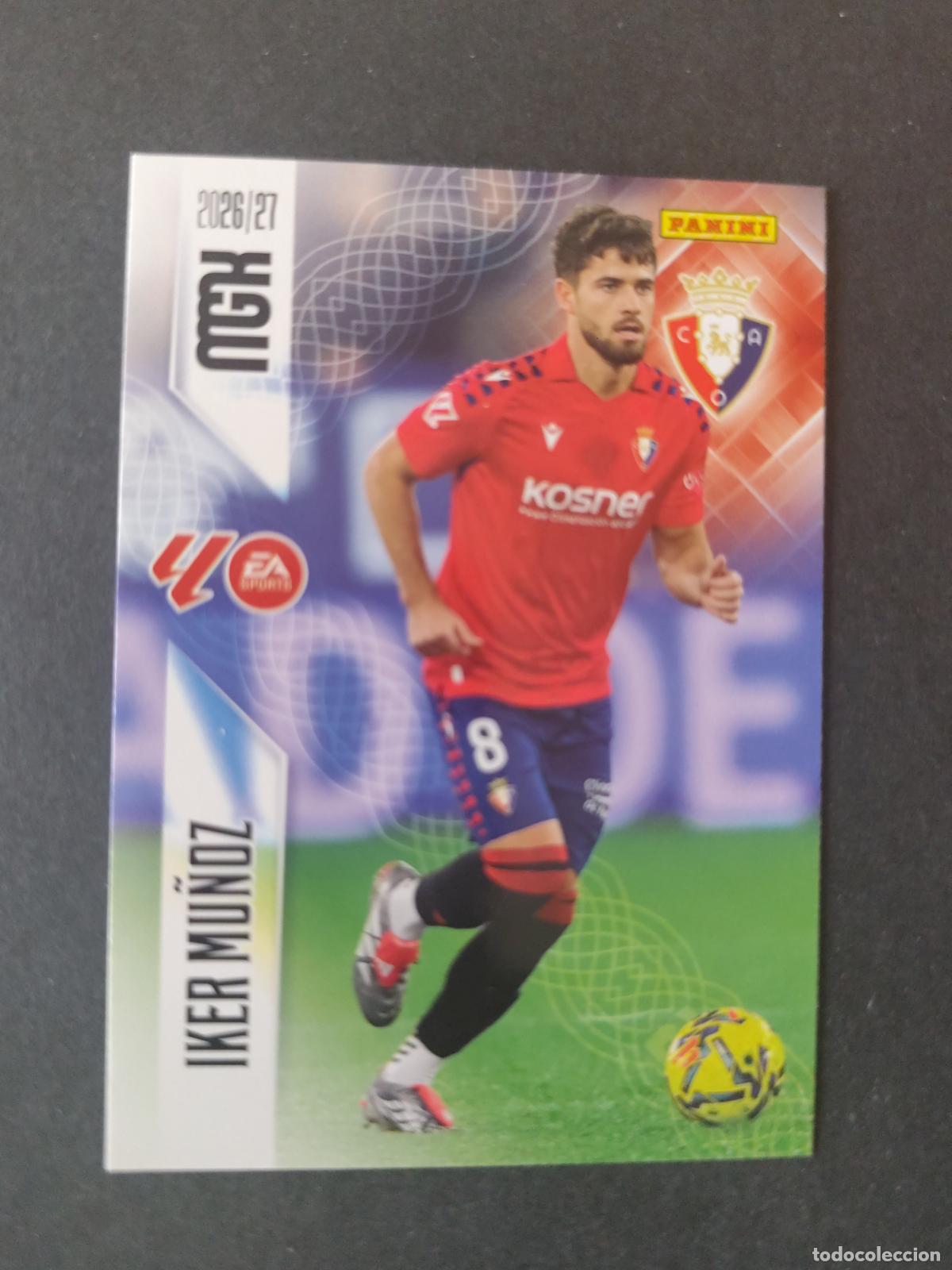 Fu&szlig;ball-Sticker: 261 IKER MU&Ntilde;OZ OSASUNA MEGACRACKS 2026 2027 26 27