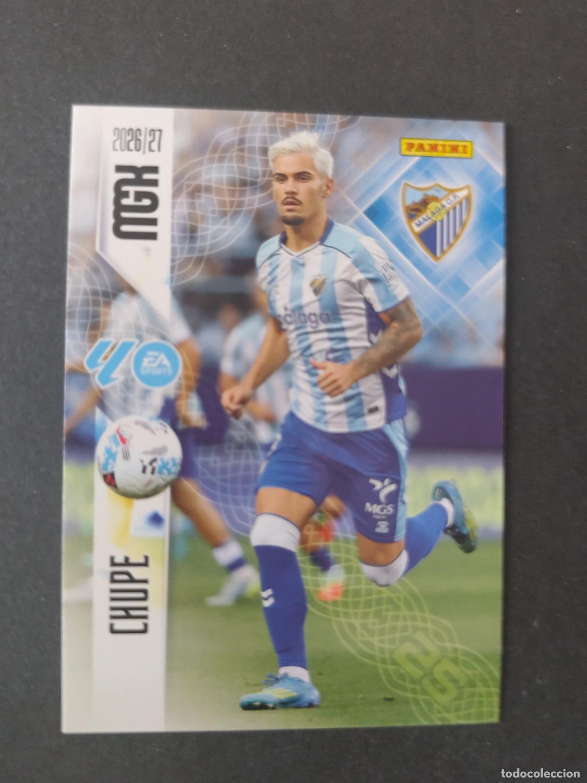 Fu&szlig;ball-Sticker: 252 CHUPE M&Aacute;LAGA MEGACRACKS 2026 2027 26 27