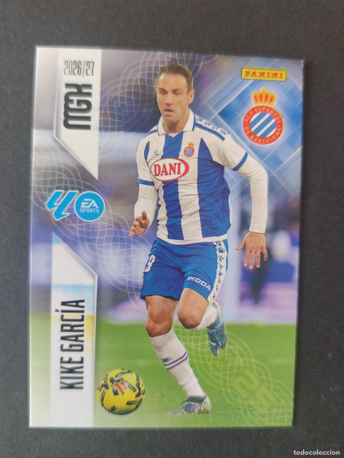 Fu&szlig;ball-Sticker: 179 KIKE GARC&Iacute;A ESPANYOL MEGACRACKS 2026 2027 26 27