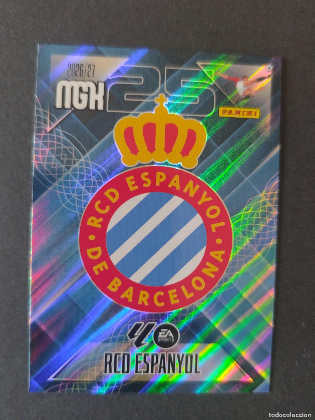 Fu&szlig;ball-Sticker: 163 ESCUDO ESPANYOL MEGACRACKS 2026 2027 26 27