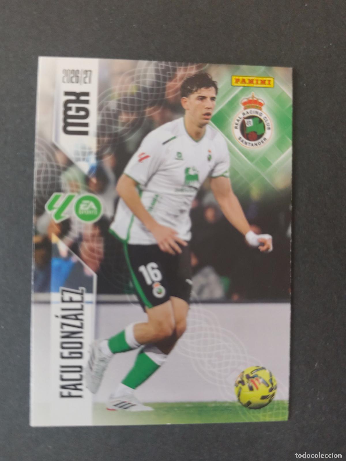 Figurine di Calcio: 276 FACU GONZ&Aacute;LEZ RACING SANTANDER MEGACRACKS 2026 2027 26 27