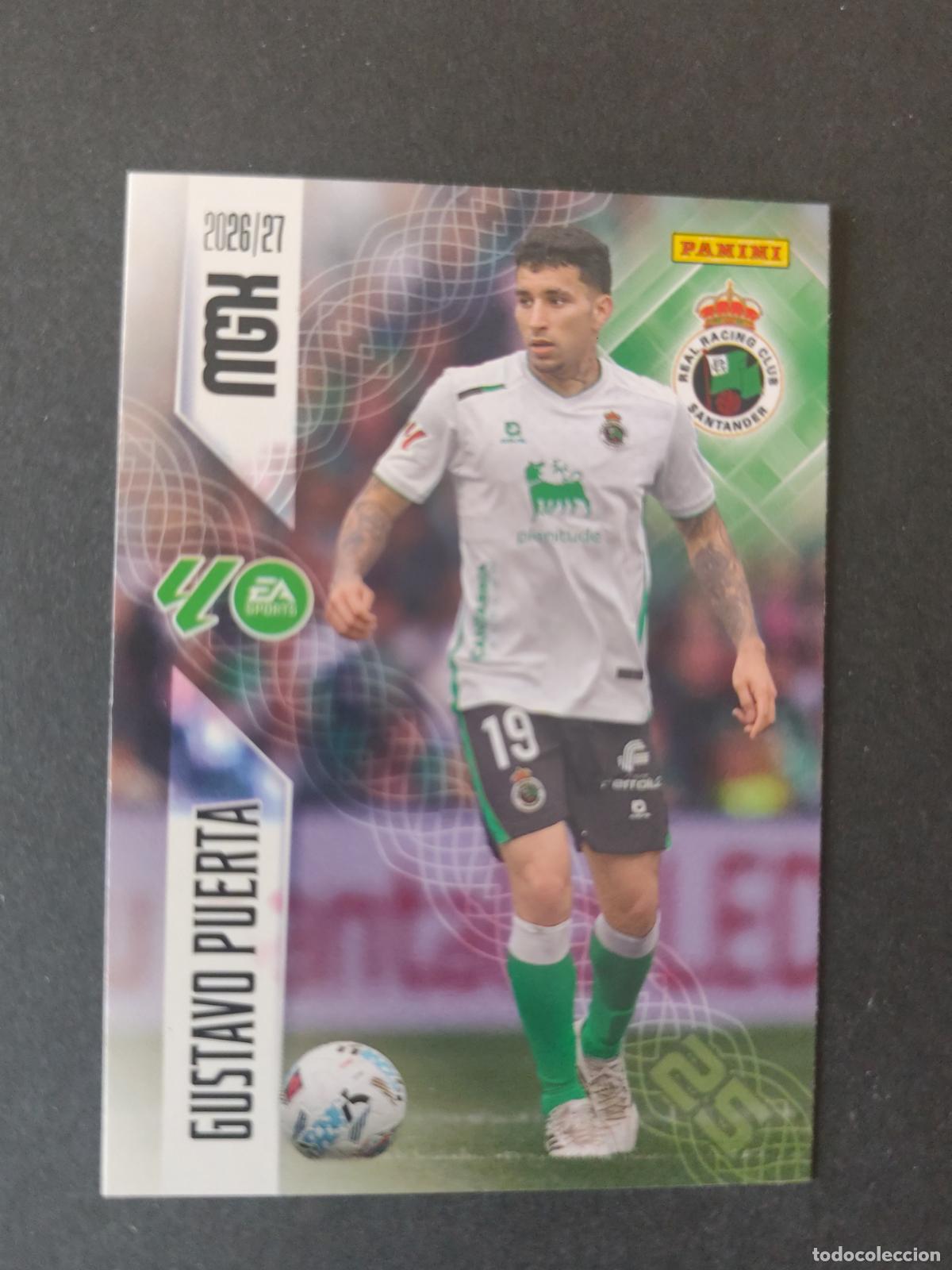 Figurine di Calcio: 281 GUSTAVO PUERTAS RACING SANTANDER MEGACRACKS 2026 2027 26 27
